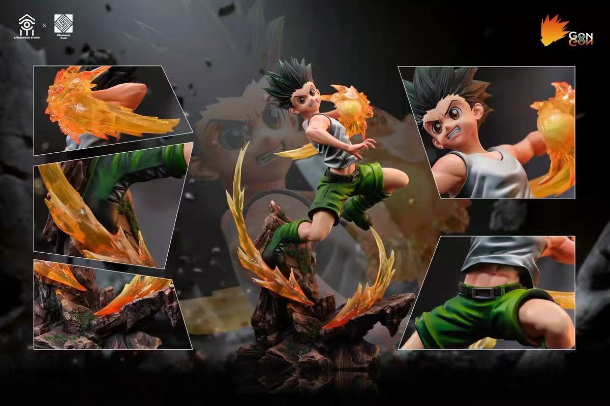 【Sold out】1/6 Scale Killua Zoldyck & Gon Freecss-HUNTER X HUNTER-AfterShock Studio
