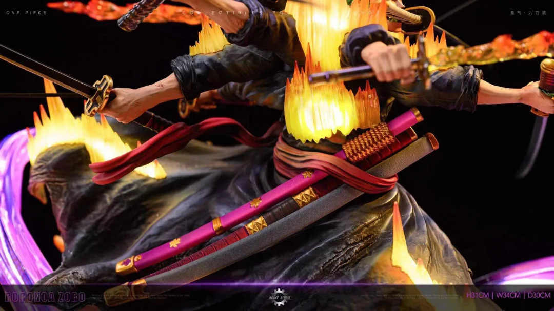 【Pre-sale】POP Scale Ashura Bakkei Moja no Tawamure Roronoa Zoro-Reset Studio