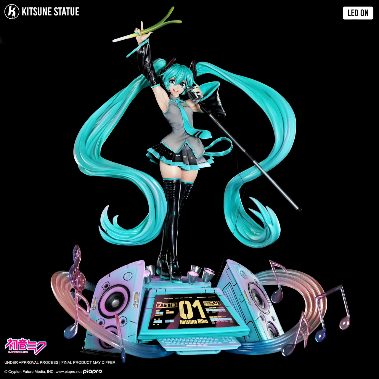 【Pre-sale】 1/6 Scale Hatsune Miku with LED-VOCALOID-Kitsune Statue Studio