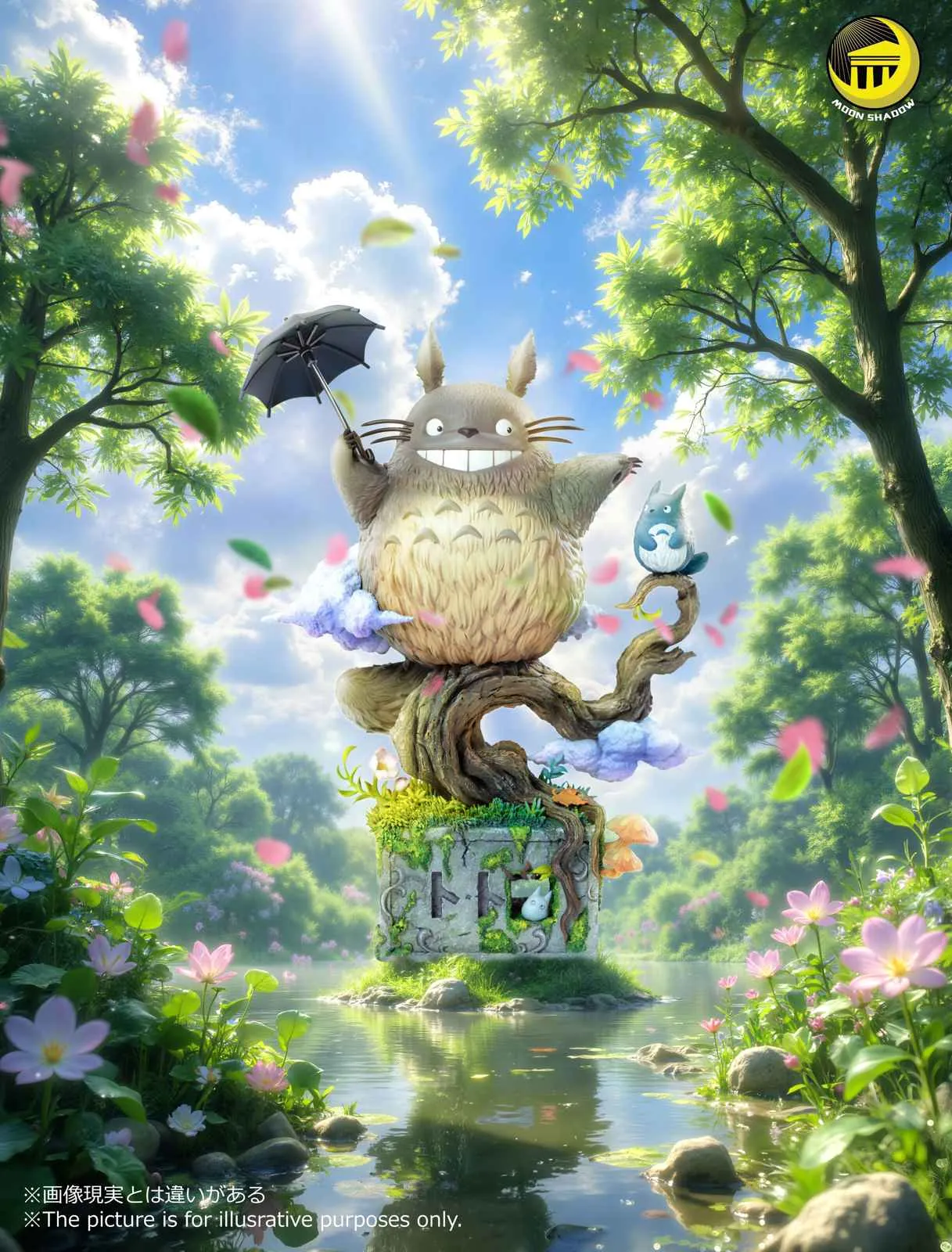 【Pre-sale】Hayao Miyazaki Micro Scene Series 001 Totor-My Neighbor Totoro-Moon Shadow Studio