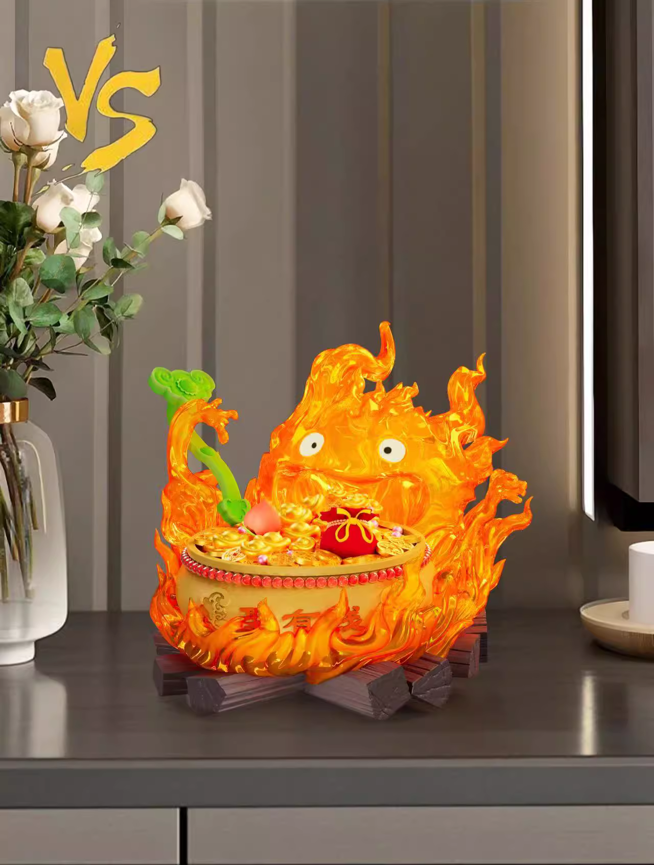 【Pre-sale】016 Wealth Attraction Calcifer-Howl's Moving Castle-VS Studio