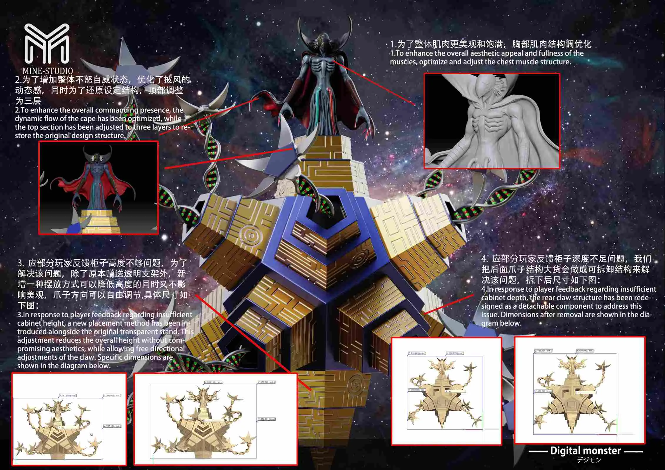 【Pre-sale】Small and Big Scale Apocalymon-Digimon-Mine Studio