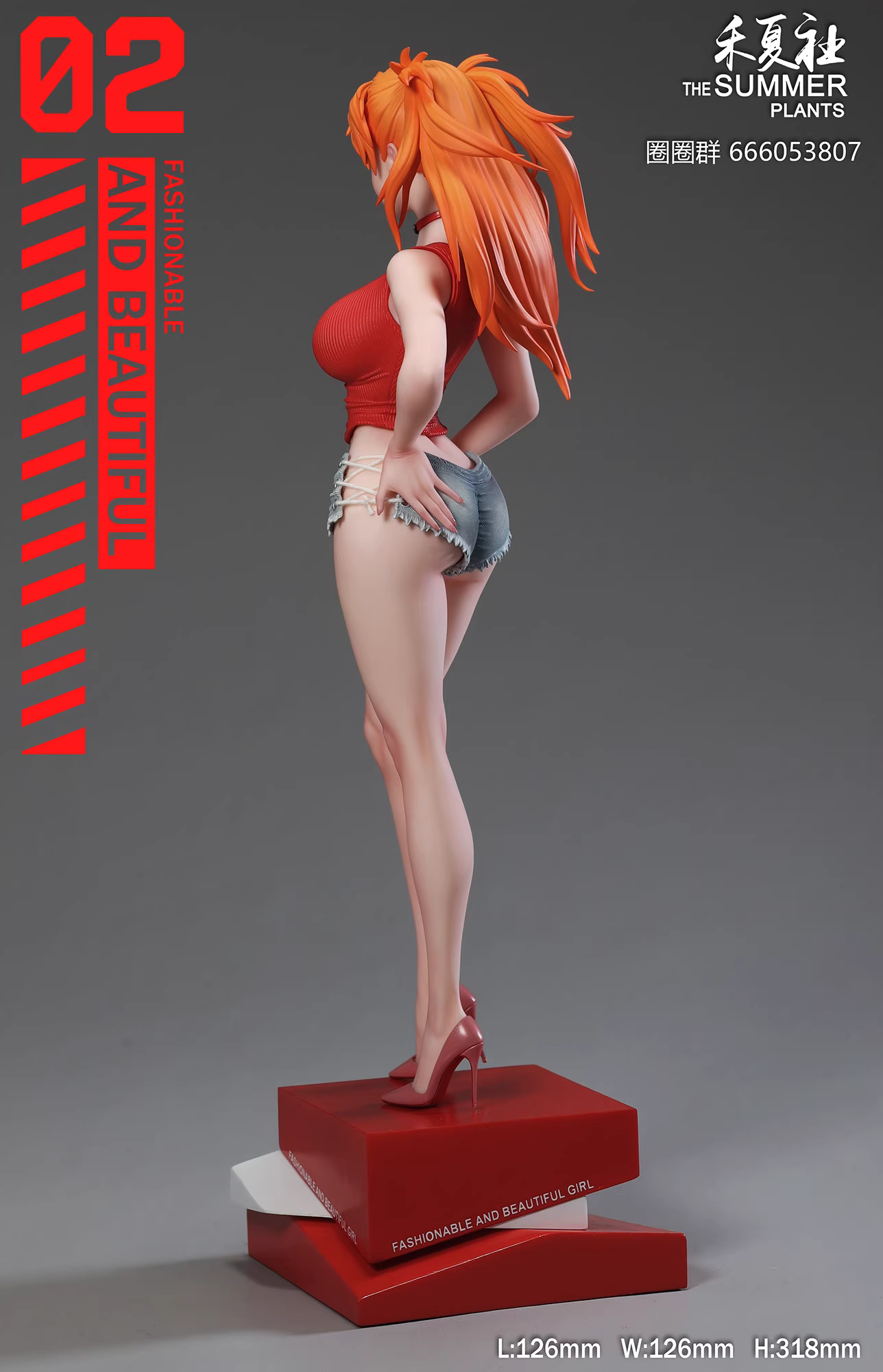 【Pre-sale closed】1/6 Scale Asuka-(EVA) EVAngelion-The Summer Plants Studio