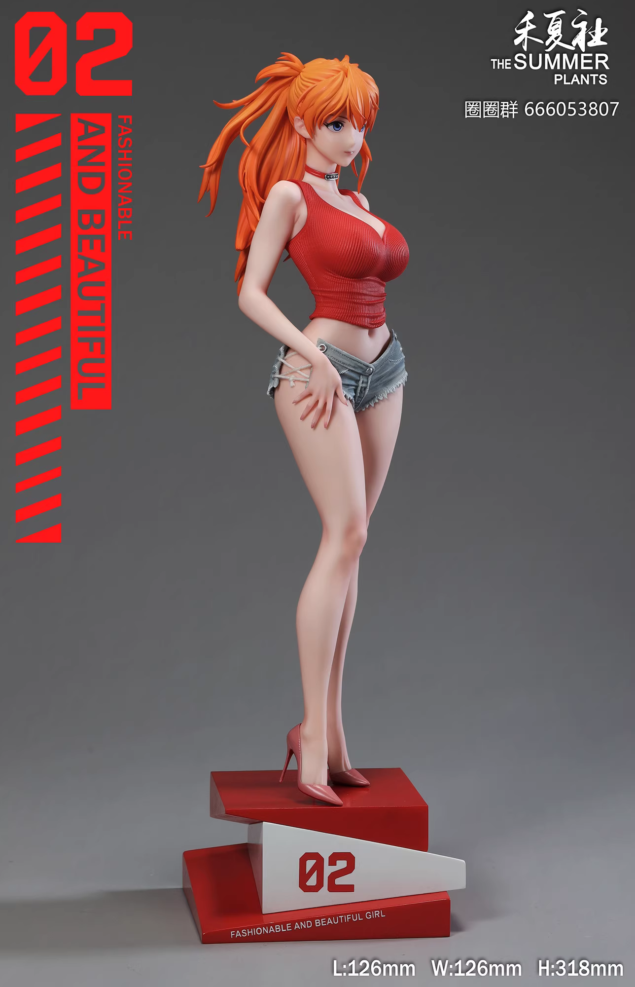 【Pre-sale closed】1/6 Scale Asuka-(EVA) EVAngelion-The Summer Plants Studio