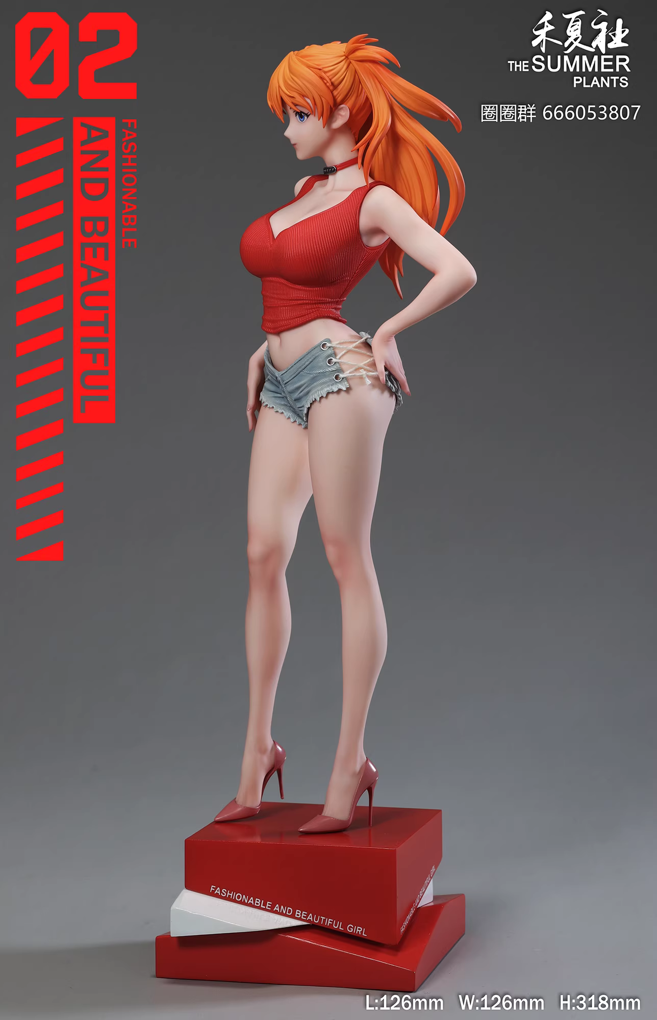 【Pre-sale closed】1/6 Scale Asuka-(EVA) EVAngelion-The Summer Plants Studio