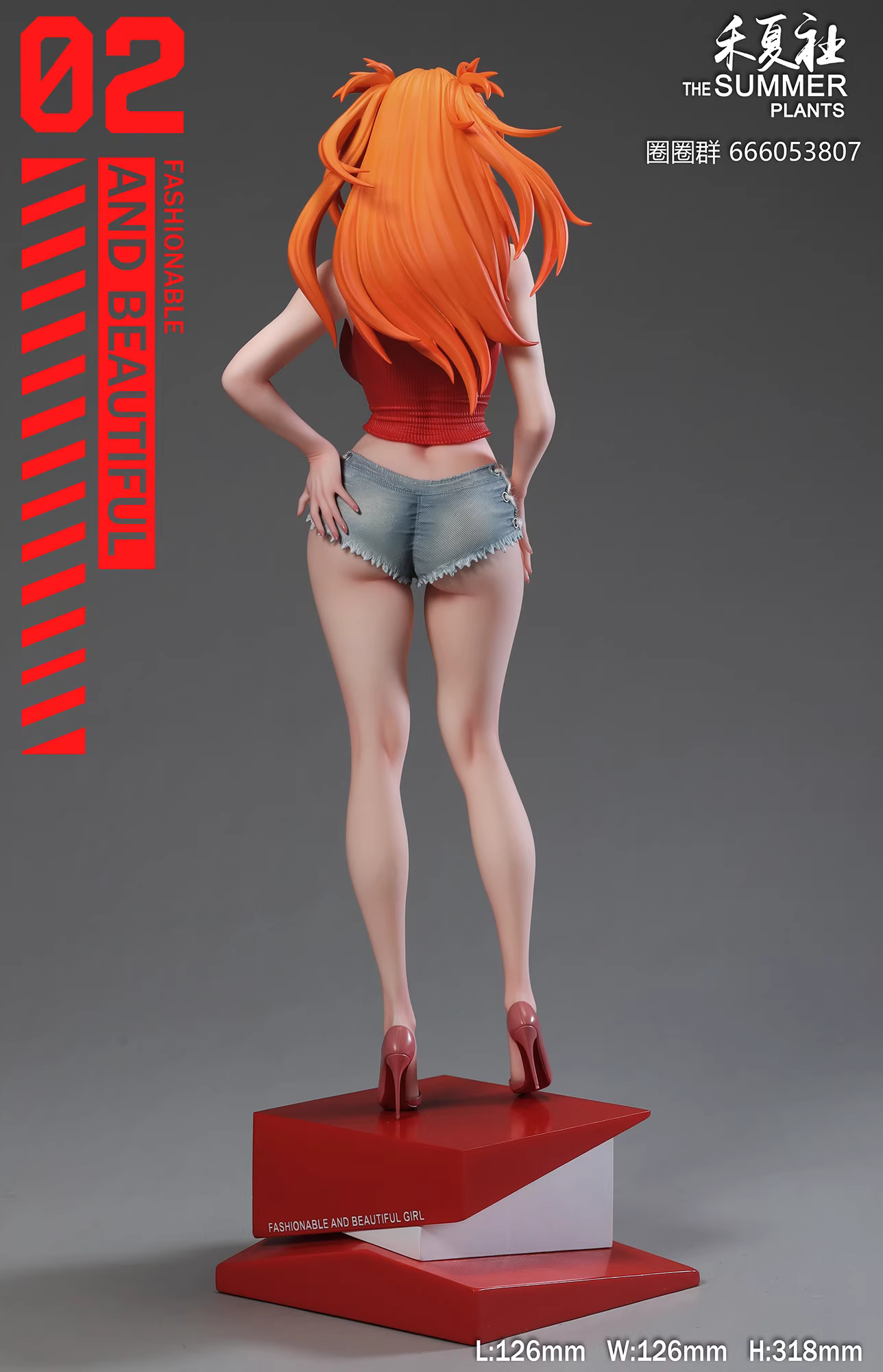 【Pre-sale closed】1/6 Scale Asuka-(EVA) EVAngelion-The Summer Plants Studio