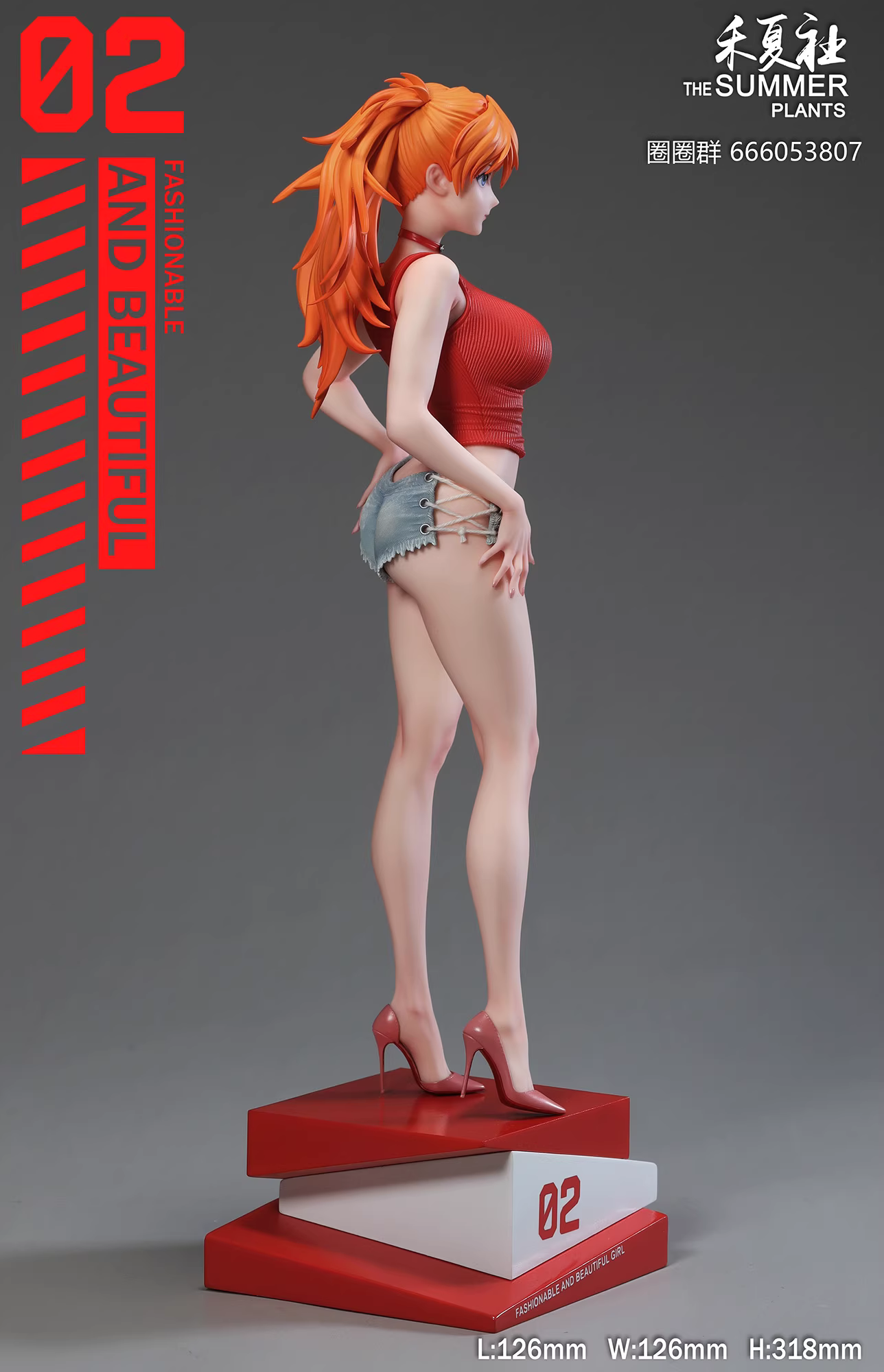 【Pre-sale closed】1/6 Scale Asuka-(EVA) EVAngelion-The Summer Plants Studio
