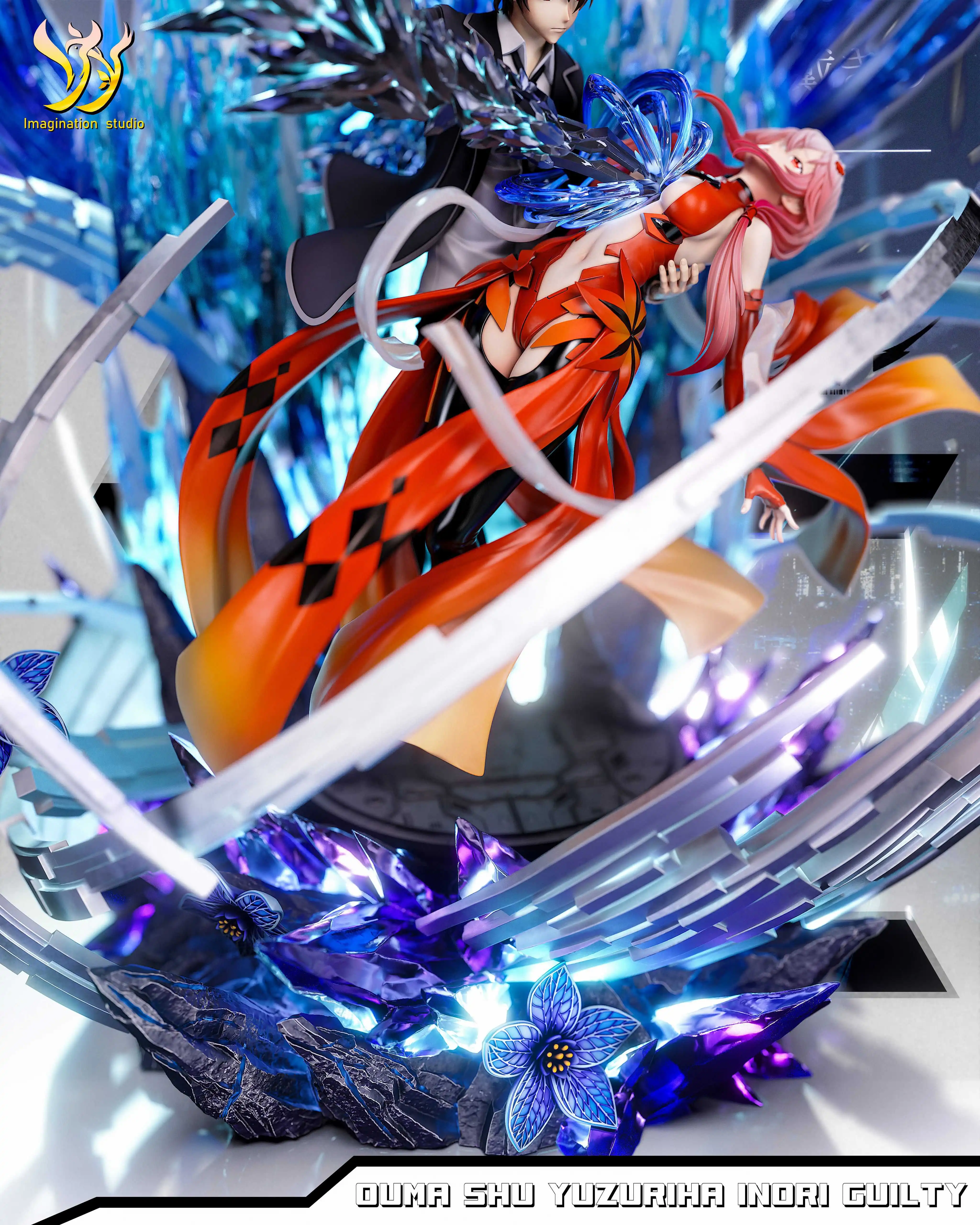 【Sold out】1/6 and 1/4 Scale Yuzuriha Inori and おうま しゅう-Guilty Crown-Imagination studio