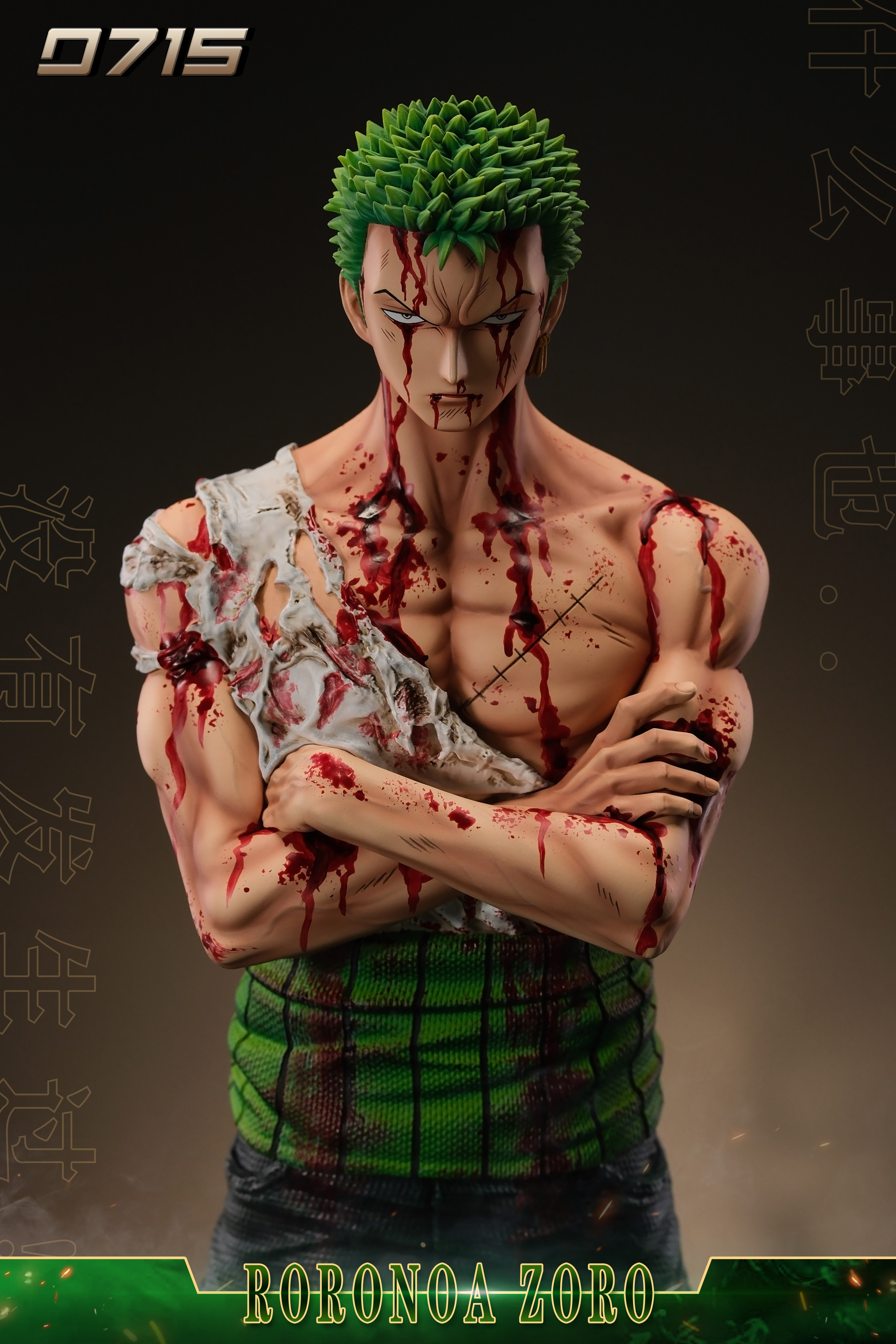 【Sold out】1/4 and 1/6 Scale 001 Injured Roronoa Zoro-0715 Studio