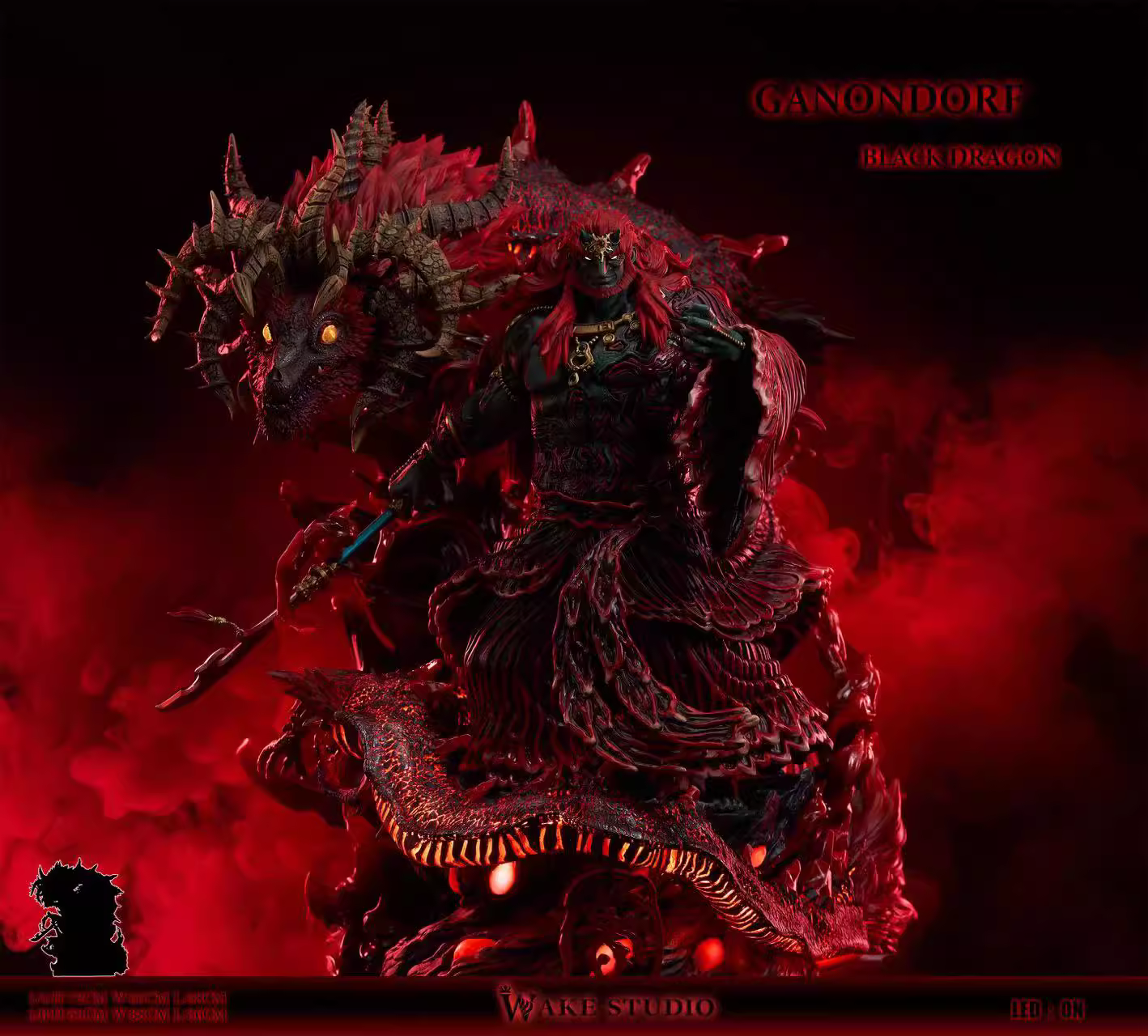 【Pre-sale】1/4 and 1/6 Scale Ganondorf with LED-The Legend of Zelda-Wake Studio