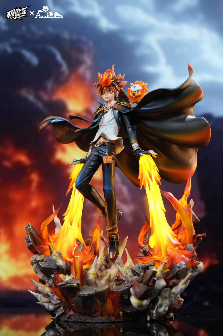 【Sold out】1/6 Scale Sawada Tsunayoshi with LED-HITMAN REBORN!-Jike Studio and Arcobaleno Studio