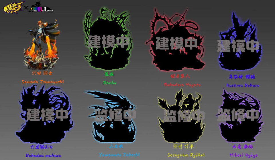 【Sold out】1/6 Scale Sawada Tsunayoshi with LED-HITMAN REBORN!-Jike Studio and Arcobaleno Studio