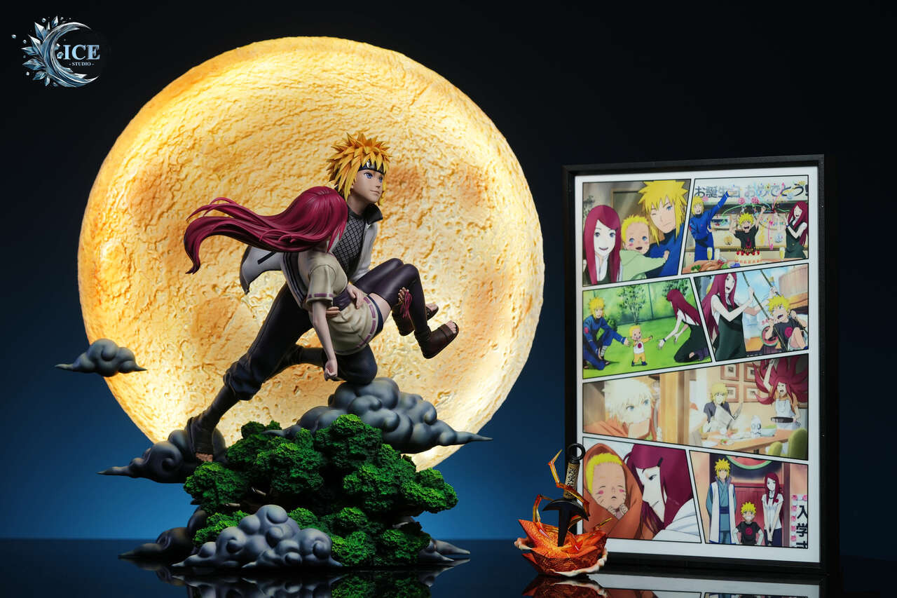 【Sold out】1/7 Scale The Famous Scene Minato and Kushina with LED-ICE Studio