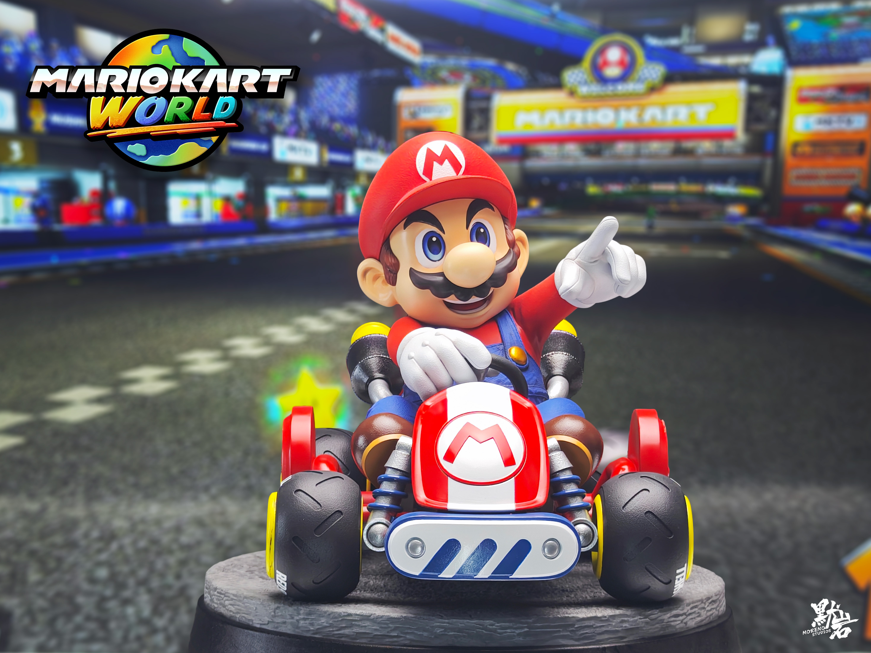 【Pre-sale】Mariokart World with LED-Super Mario-Moreno Studio