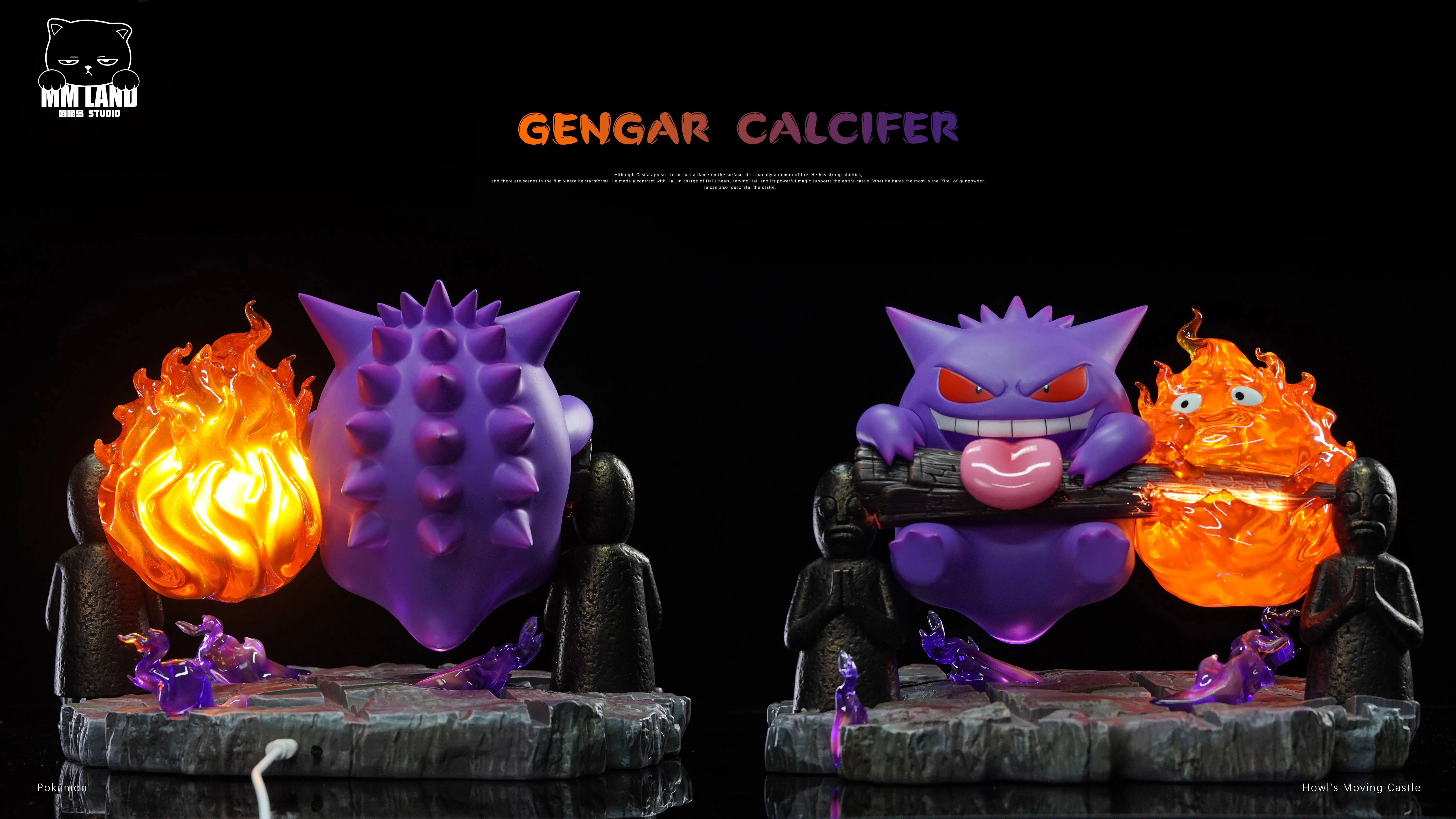 【Last one】002 Gengar with Calcifer-Pokemon-MMLAND Studio