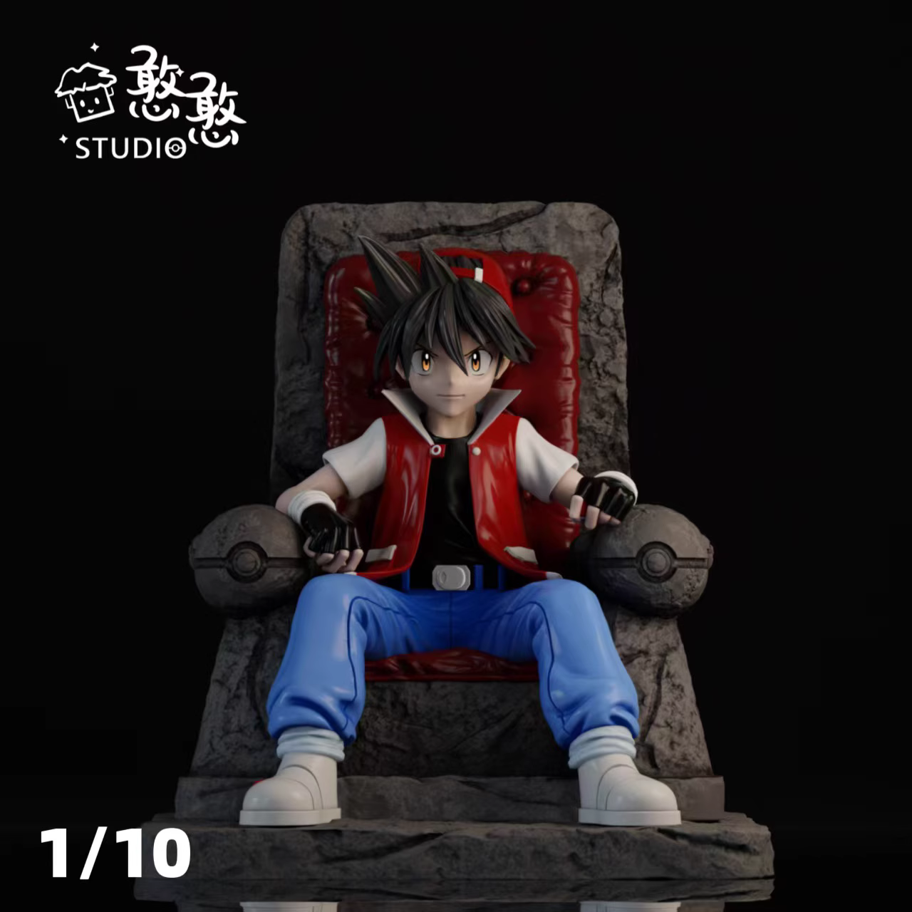 【Pre-sale】1/10 Scale Throne Red-Pokemon-hanhan Studio