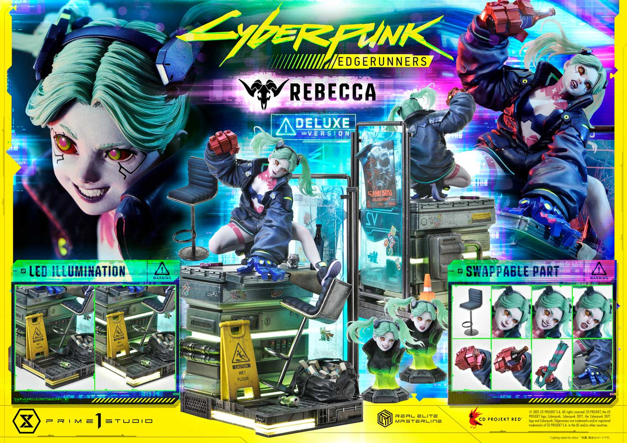 【Pre-sale】1/4 Scale Rebecca with LED-Cyberpunk: Edgerunners-Prime 1 Studio