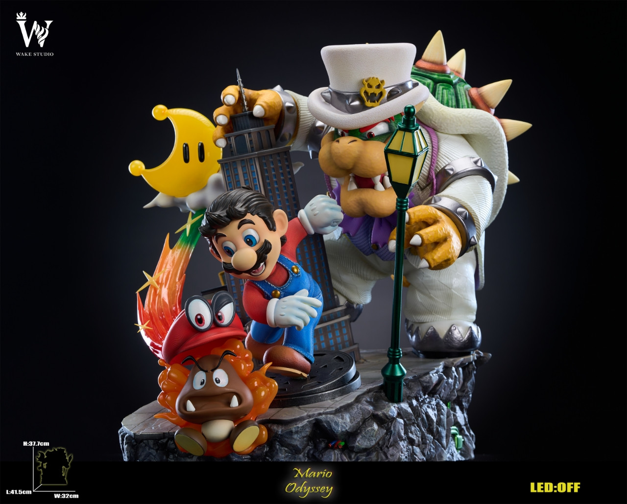 【Pre-sale】1/6 Scale Mario Odyssey with LED-Super Mario-Wake Studio