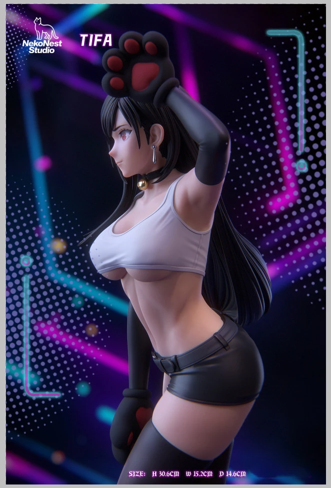 【Pre-sale】1/6 Scale Cat Girl Ver. Tifa Lockhart-(FF7) Final Fantasy VII-NekoNest Studio