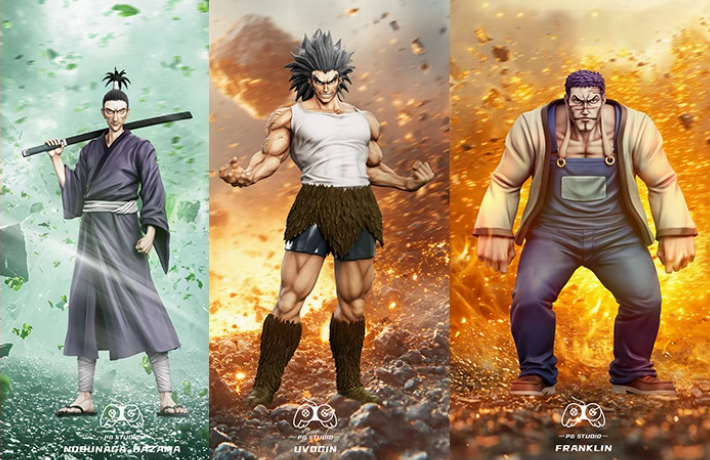 【Sold out】1/6 Scale Nobunaga Hazama, Uvogin and Franklin-HUNTER X HUNTER-PG Studio