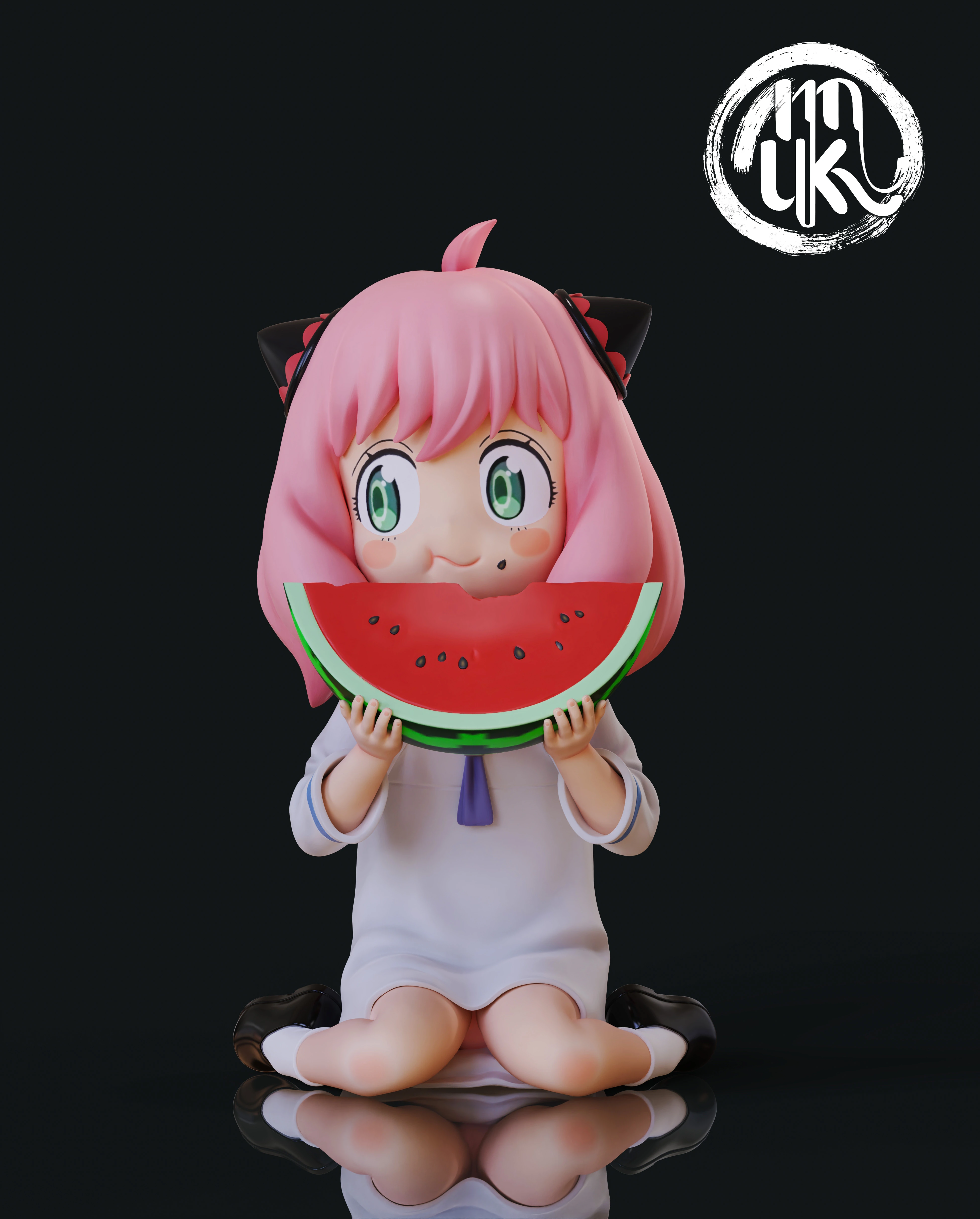 【Pre-sale】1/6 Scale Anya Eating Watermelon-MoKu Studio