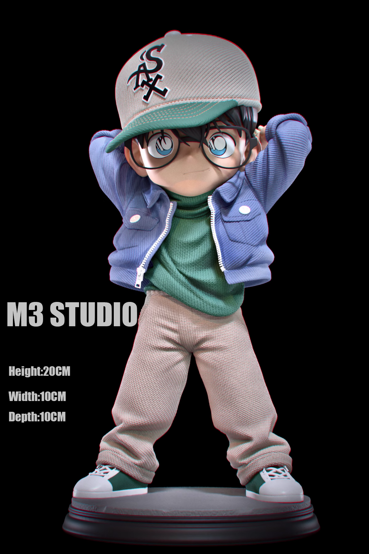 【Sold out】Q Version Conan-Detective Conan-M3 Studio