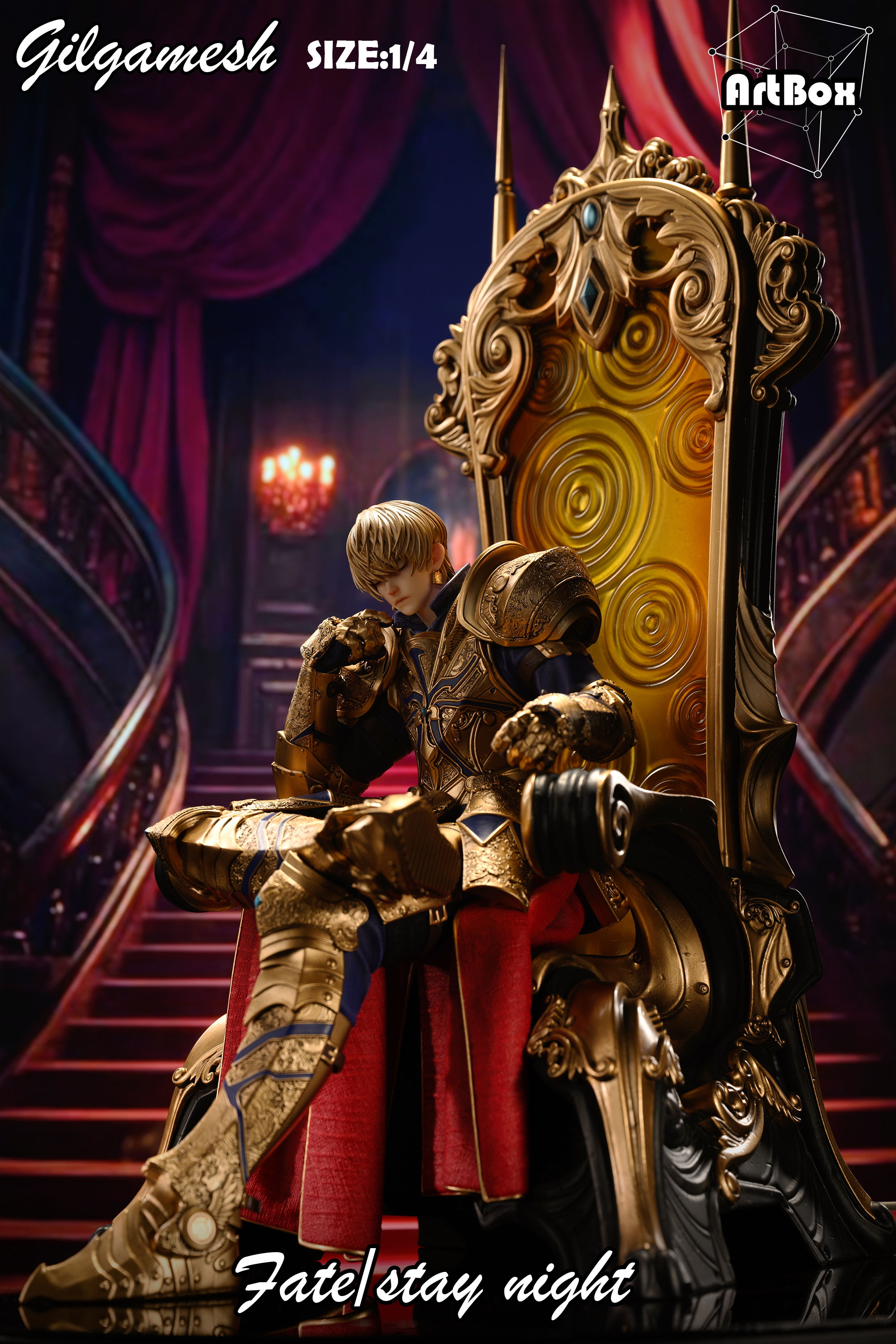 【Pre-sale】1/4 Scale Gilgamesh with LED-Fate/Stay Night-Artbox Studio