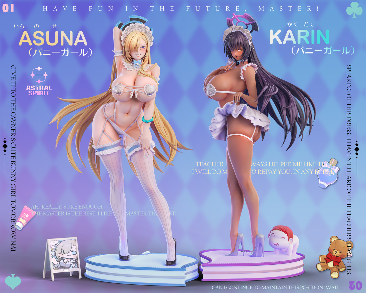 【Pre-sale】1/6 and 1/4 Scale Asuna and Karin-AstralSpirit Studio