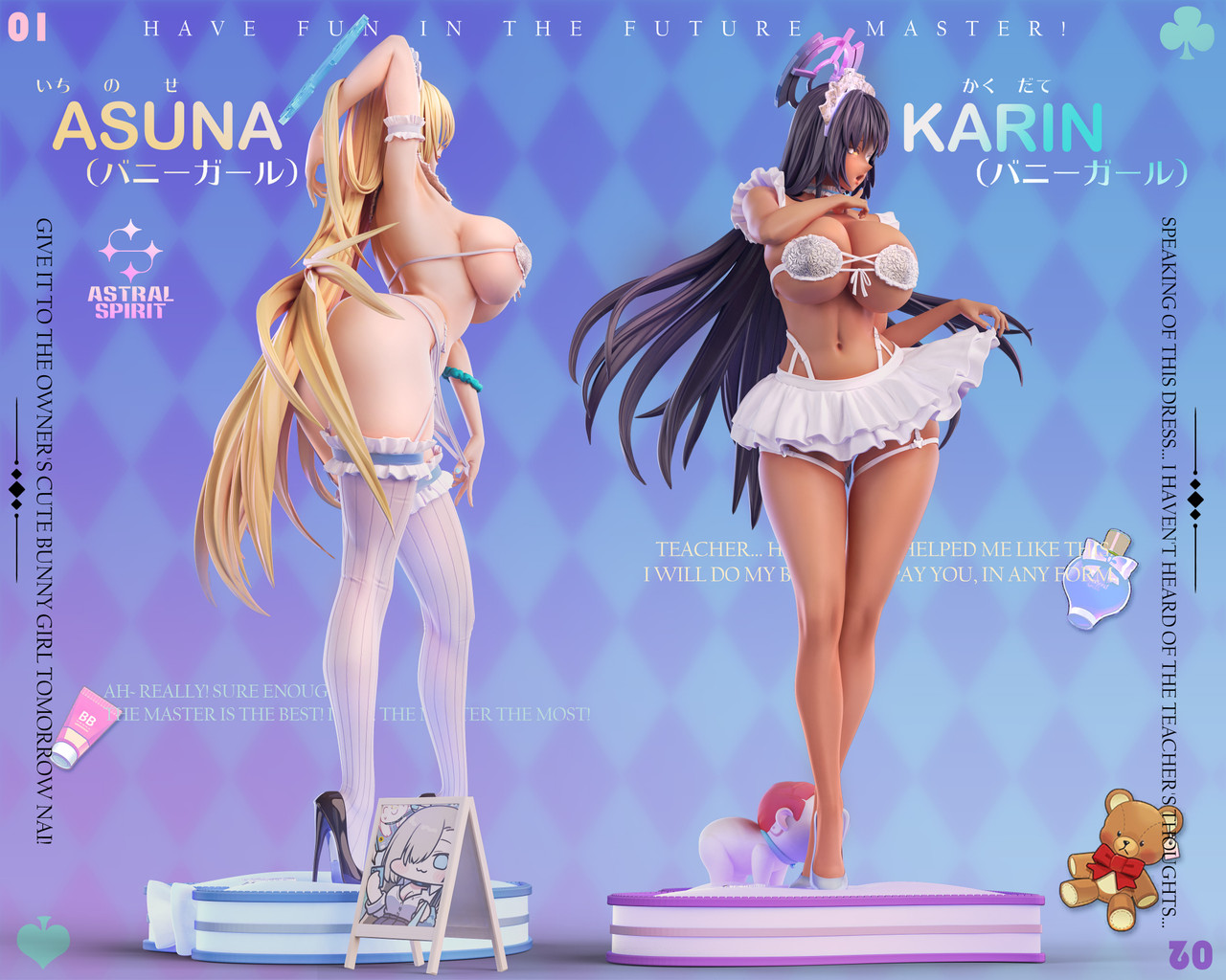 【Pre-sale】1/6 and 1/4 Scale Asuna and Karin-AstralSpirit Studio