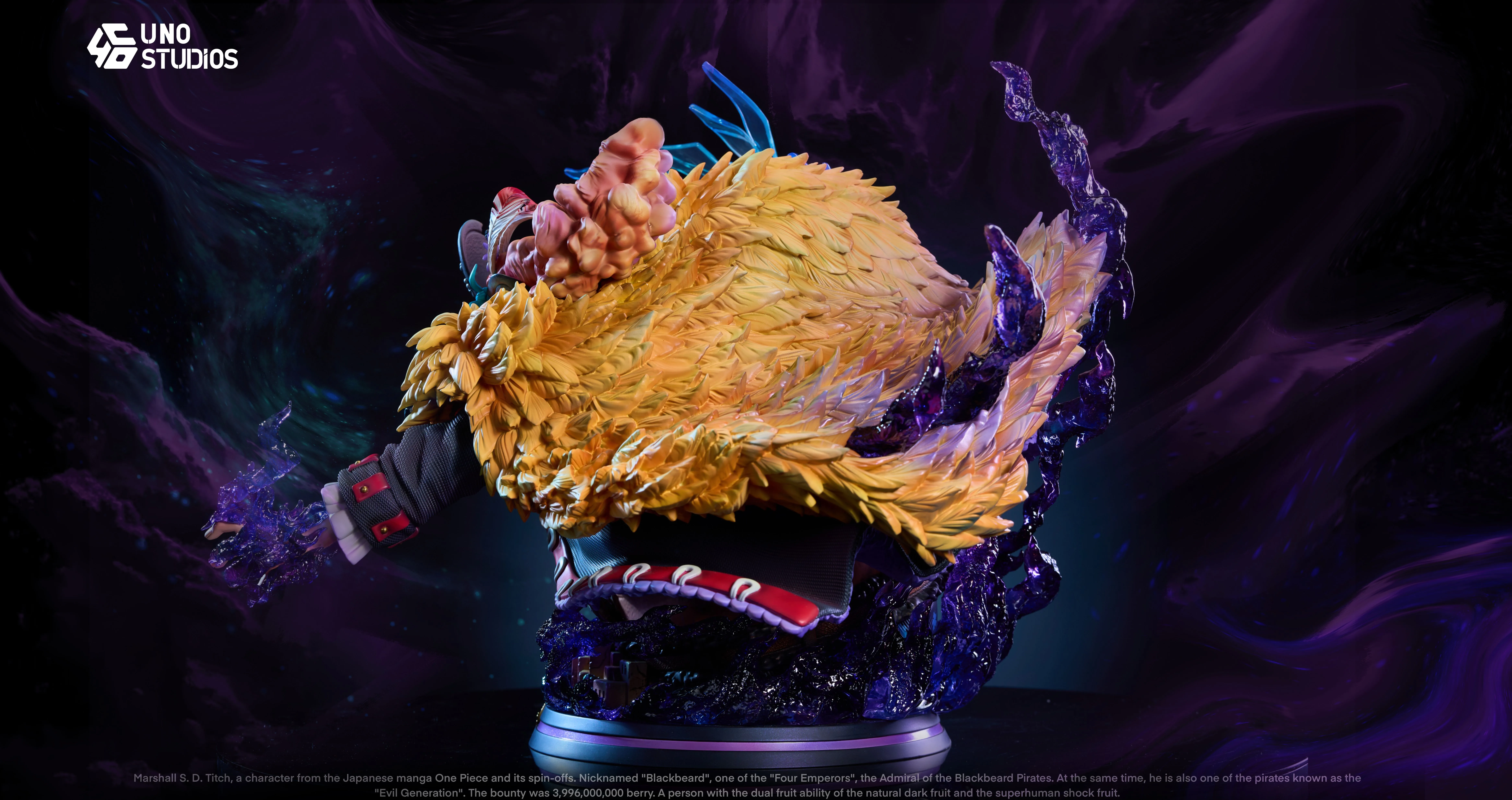 【Pre-sale】1/4 Scale Bust of Marshall·D·Teach-UNO Studio