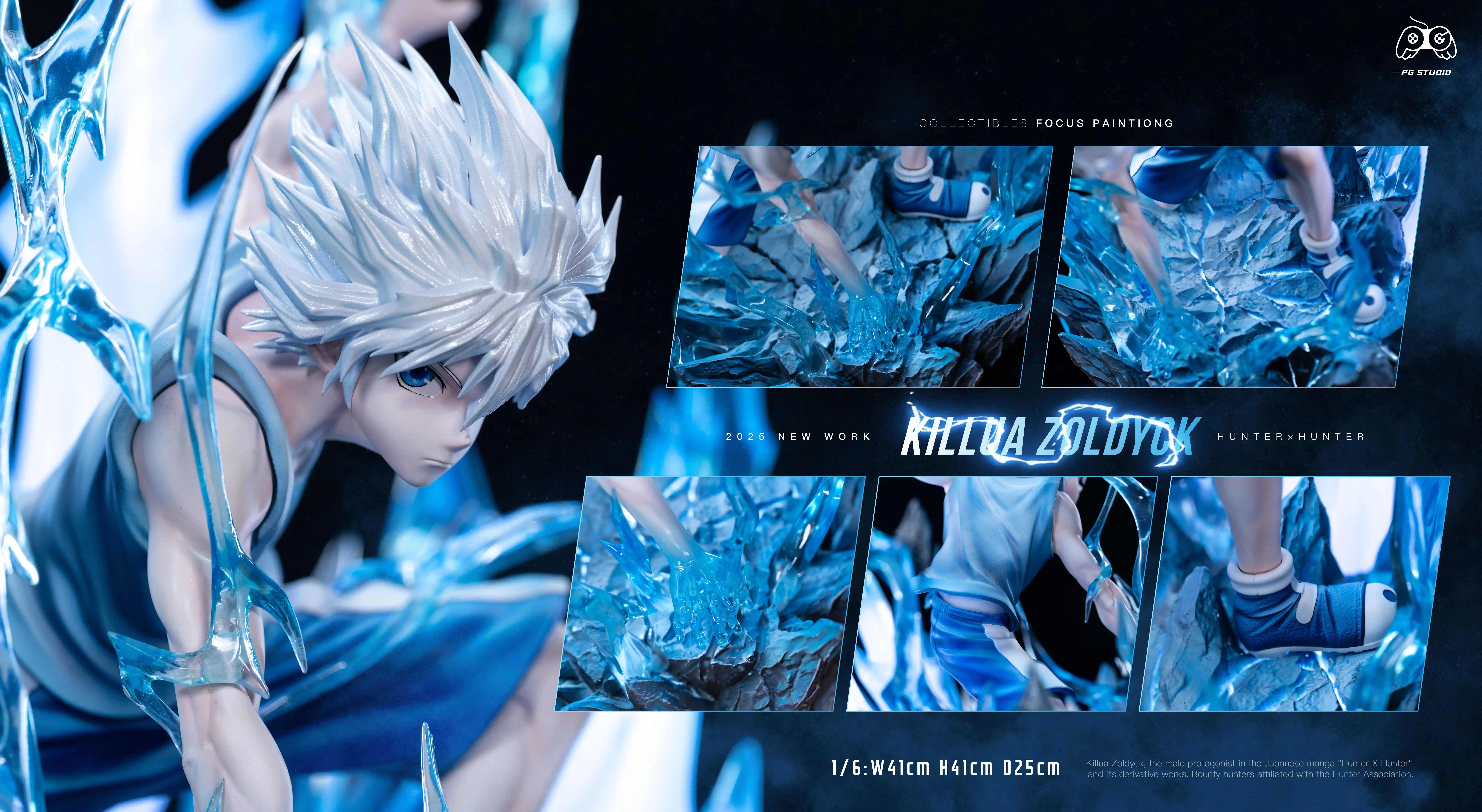 【Sold out】1/6 Scale Killua·Zoldyck 4.0 with LED-PG Studio