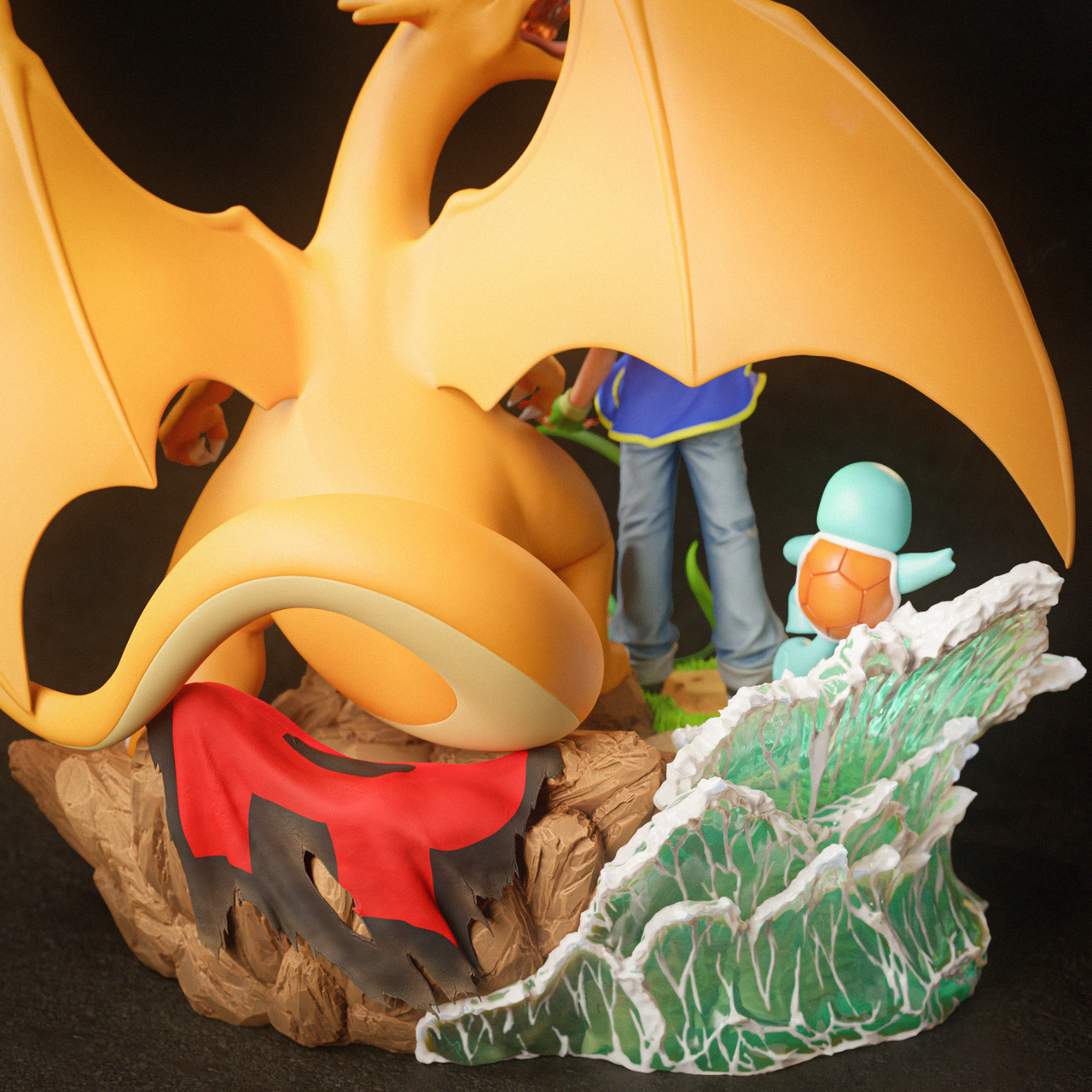 【Pre-sale】Ash Diorama and Red Diorama-Black Swan Collectibles Studio