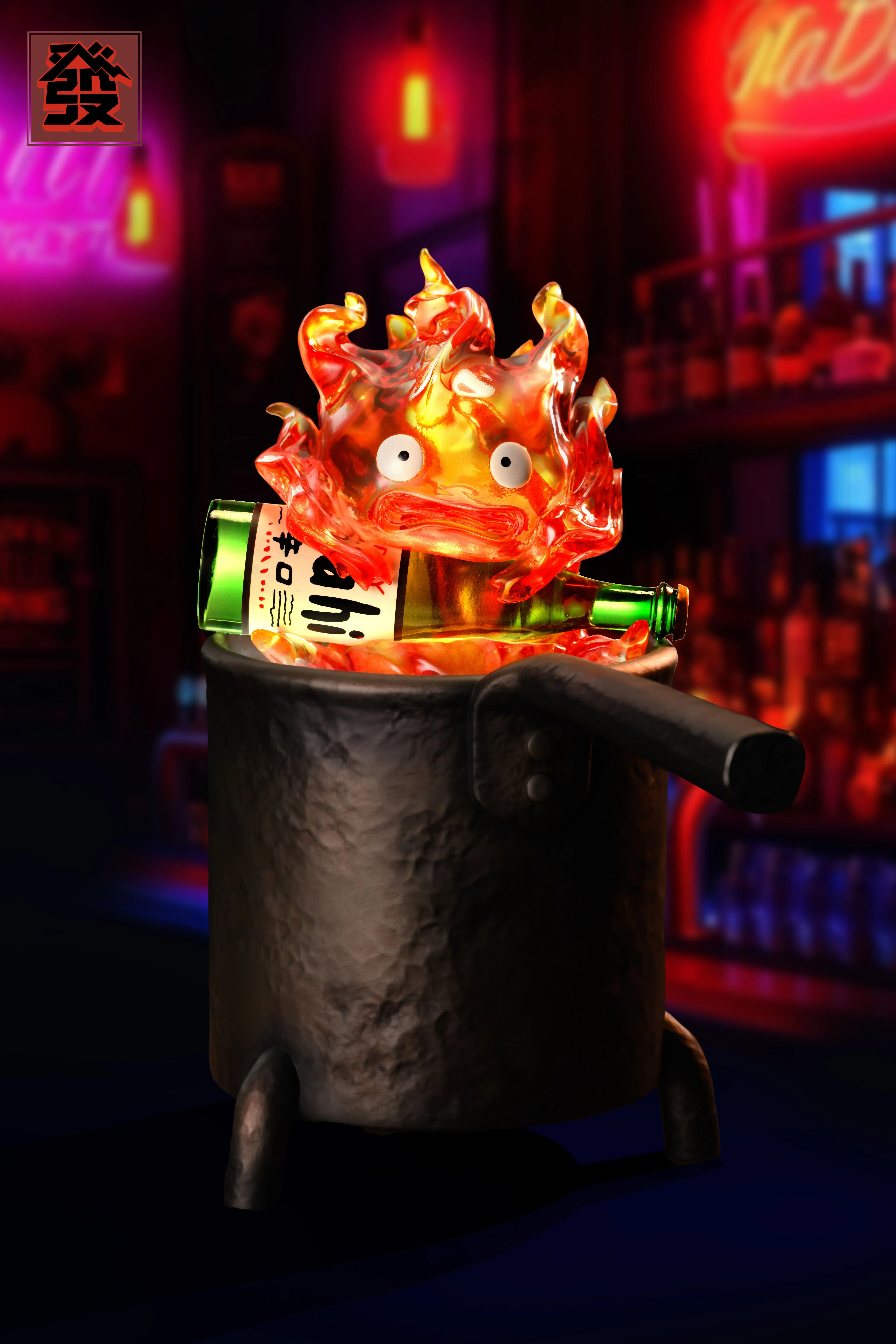 【Pre-sale】Table Night Light Calcifer-Fa Studio