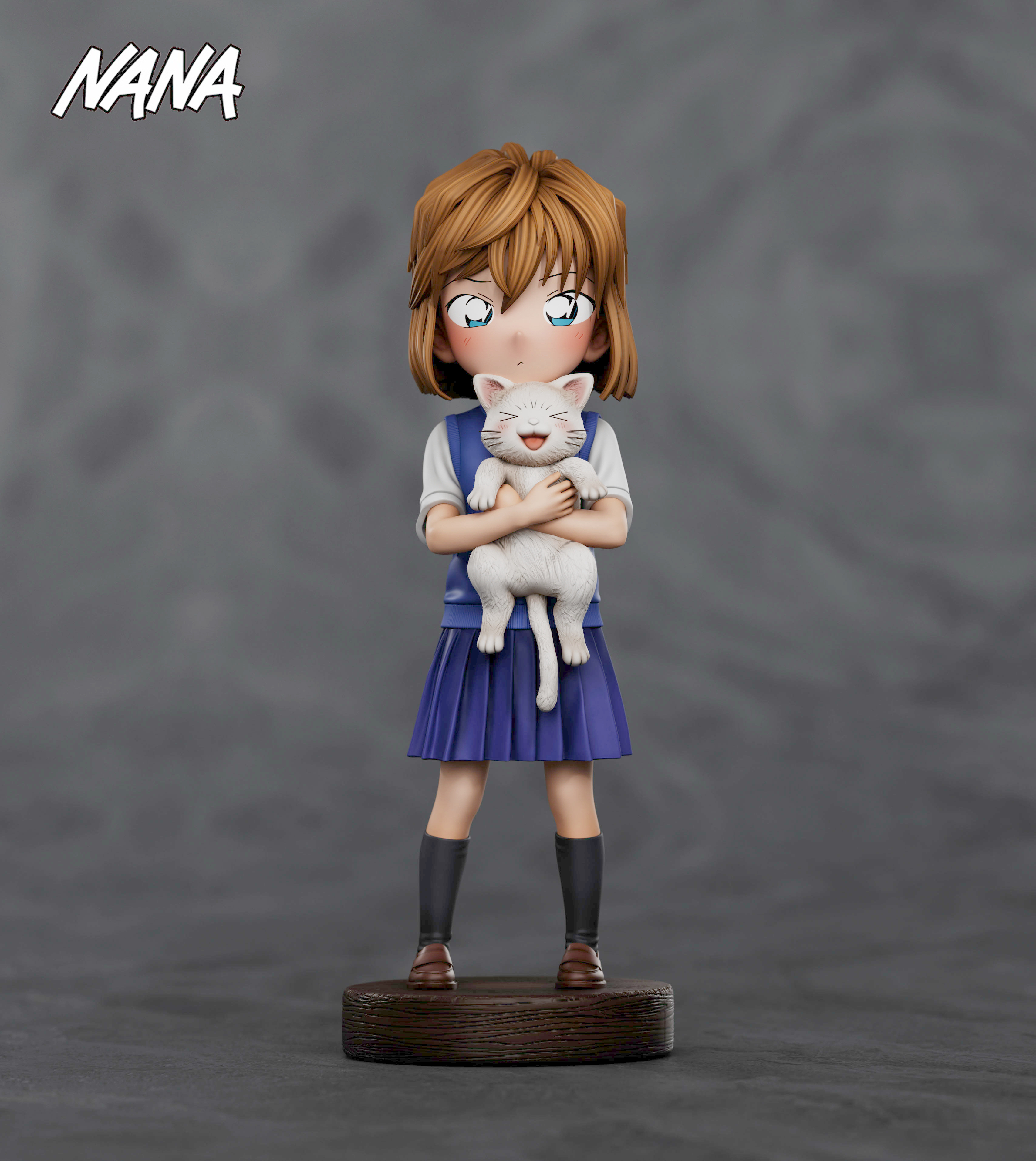 【Pre-sale】School Uniform Haibara Ai with Cat-Nana Studio