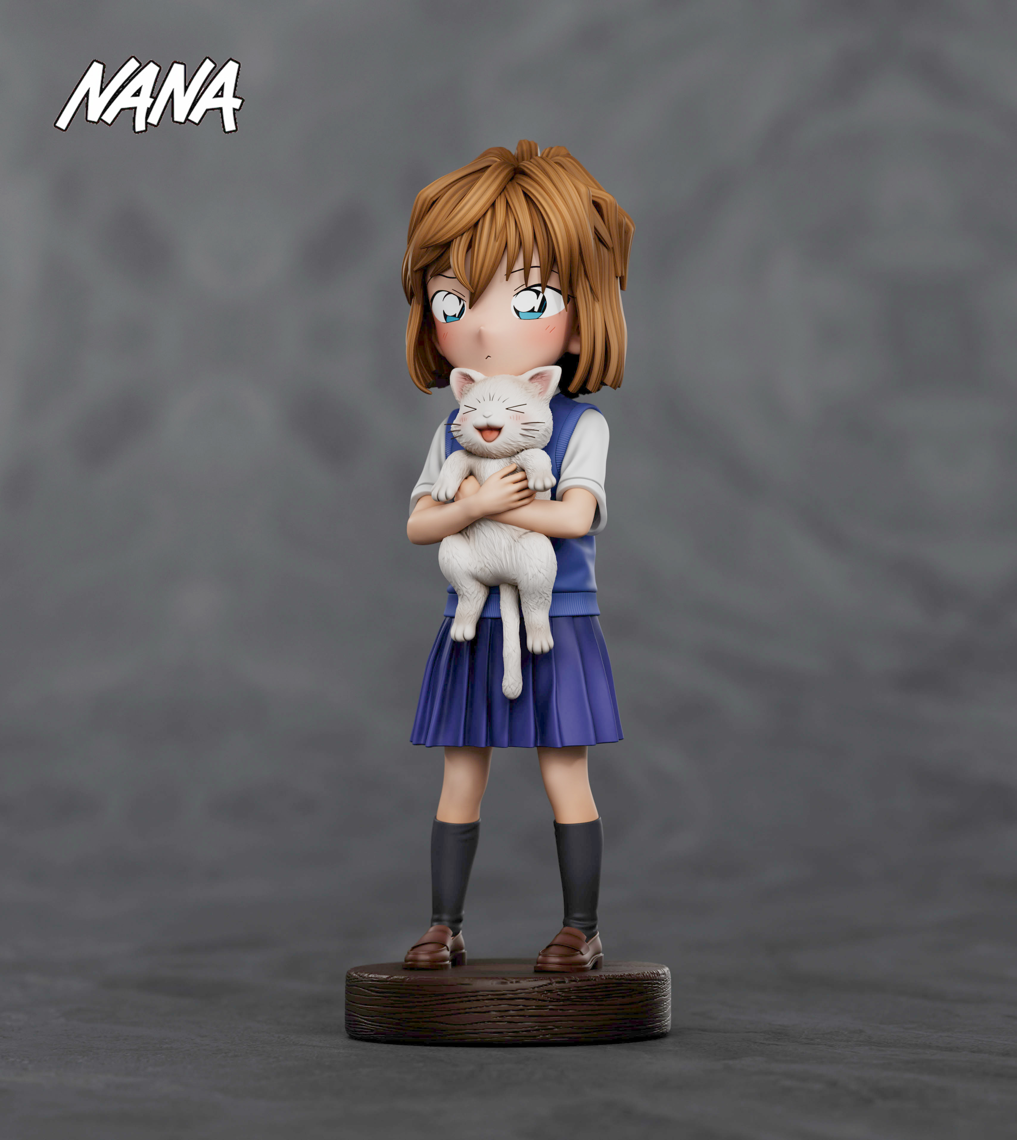 【Pre-sale】School Uniform Haibara Ai with Cat-Nana Studio