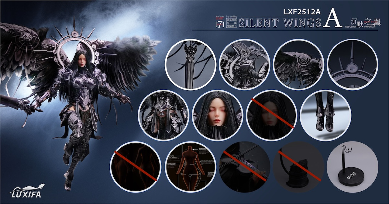 【Pre-sale】1/6 Scale Dark Angel and Soloist Action Figure-LUXIFA Studio