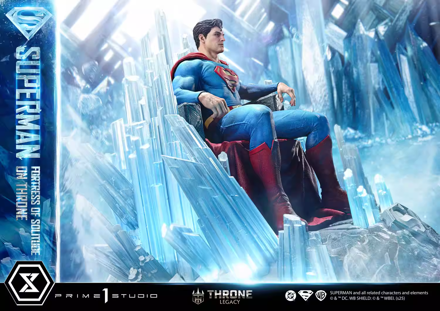 【Pre-sale】1/4 Scale Throne Superman-Prime 1 Statue Studio