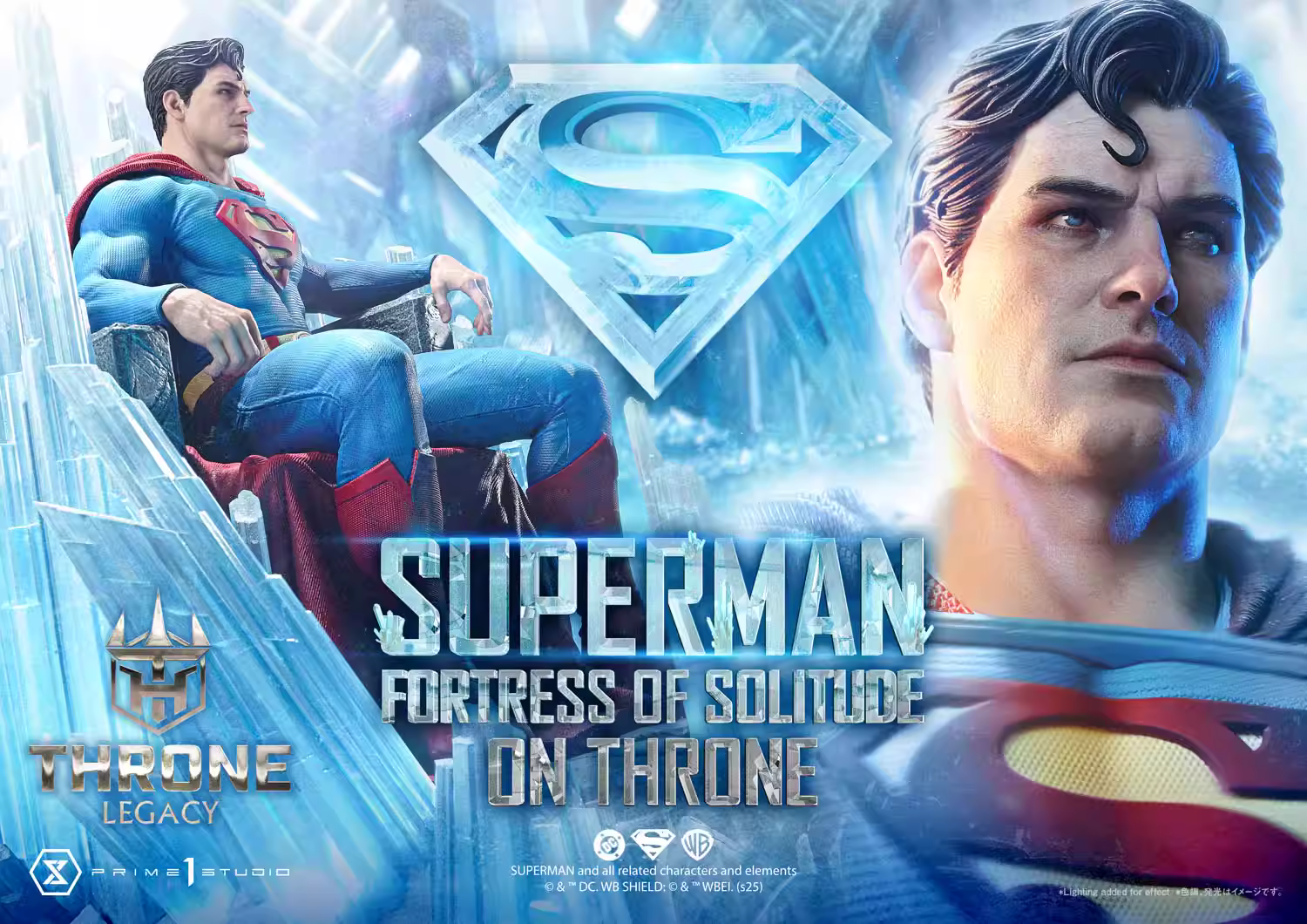 【Pre-sale】1/4 Scale Throne Superman-Prime 1 Statue Studio