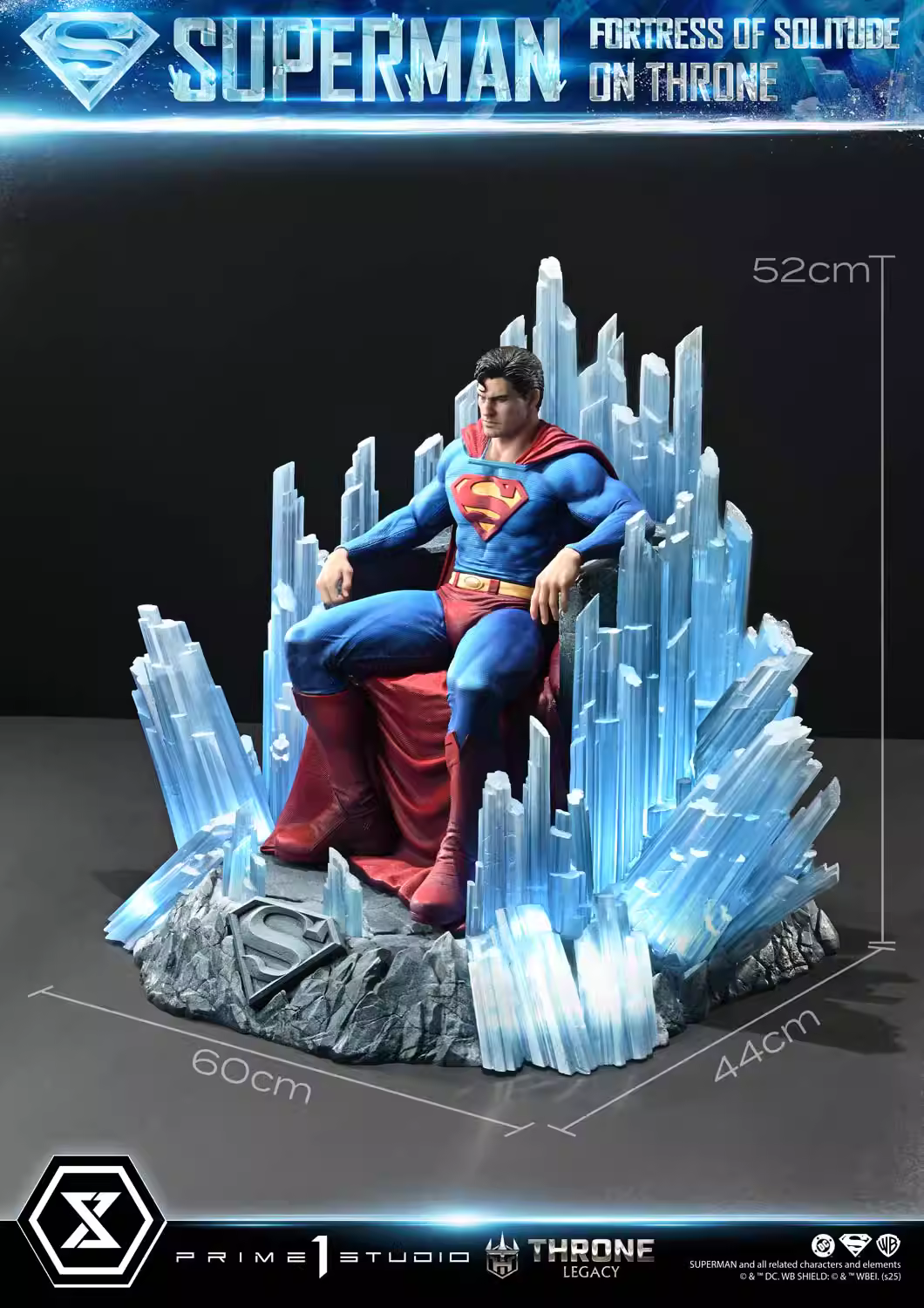 【Pre-sale】1/4 Scale Throne Superman-Prime 1 Statue Studio