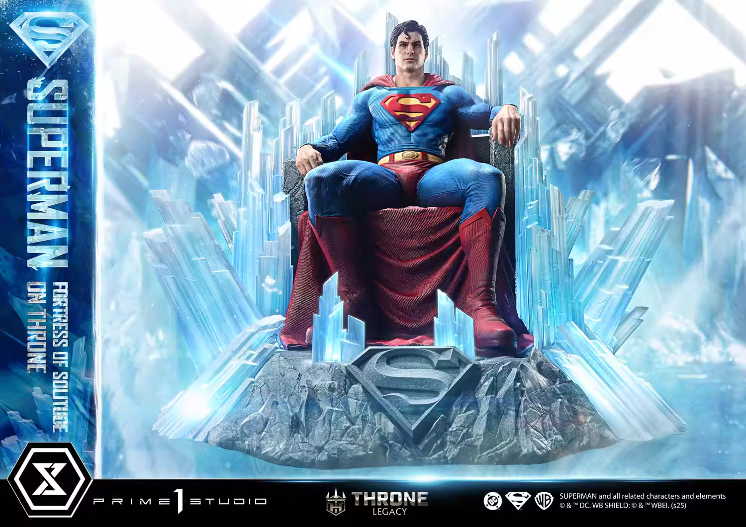 【Pre-sale】1/4 Scale Throne Superman-Prime 1 Statue Studio