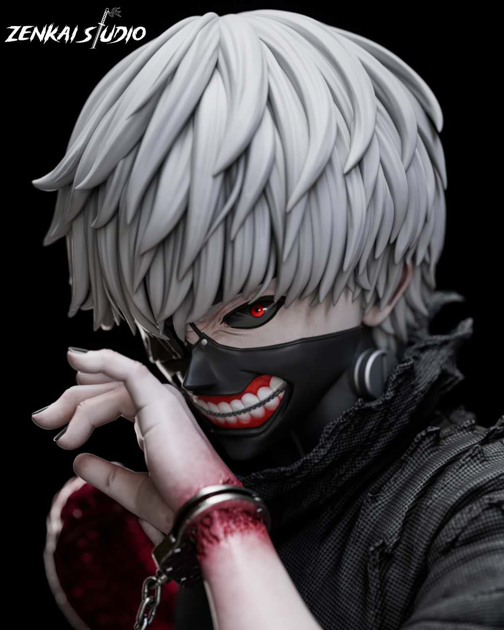 【Pre-sale】1/1 Scale Bust of Kaneki Ken-Zenkai Studio