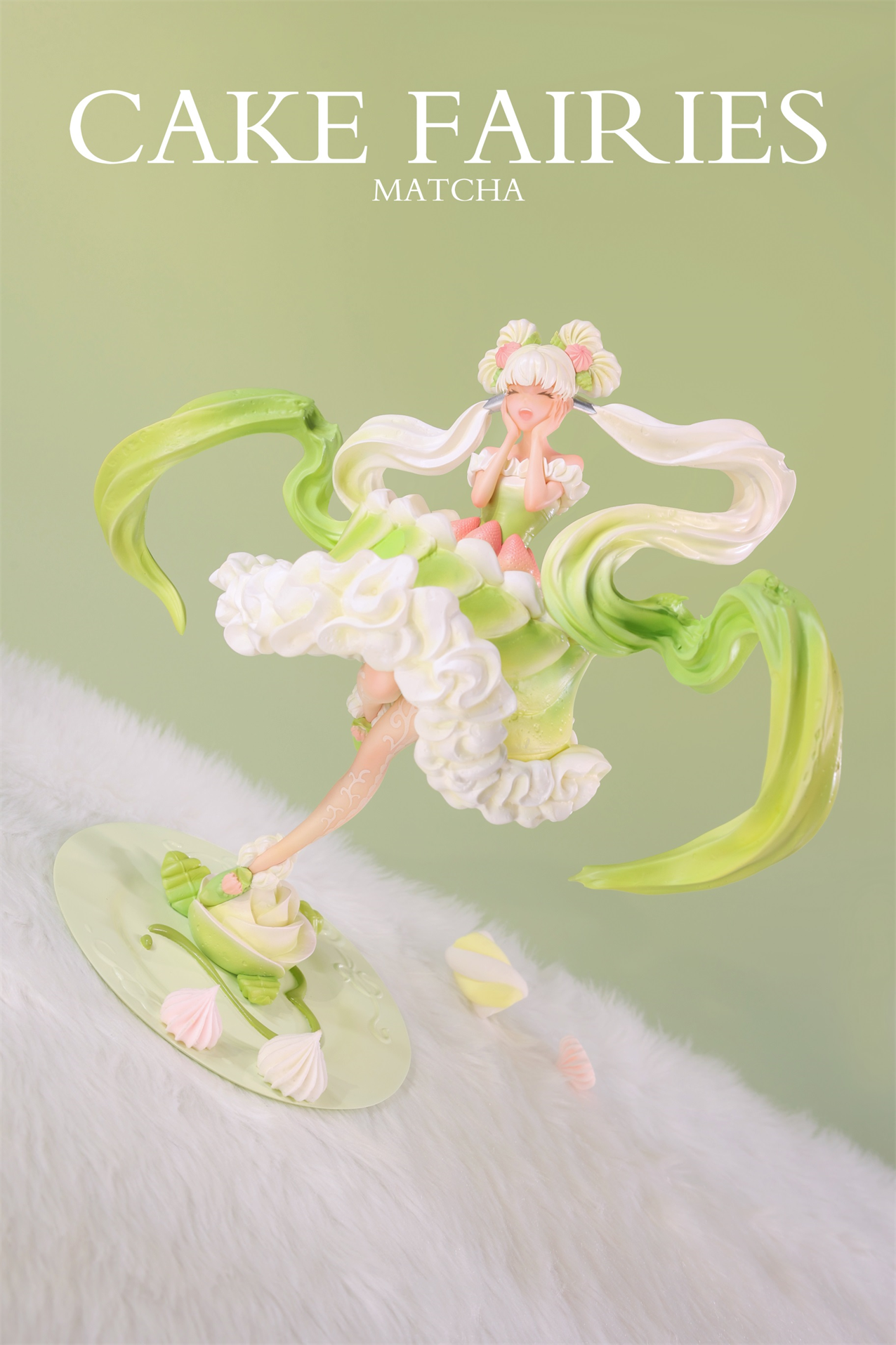 【Sold out】Cake Fairies Series Strawberry Fairy and Matcha Fairy-WeArtDoing Studio