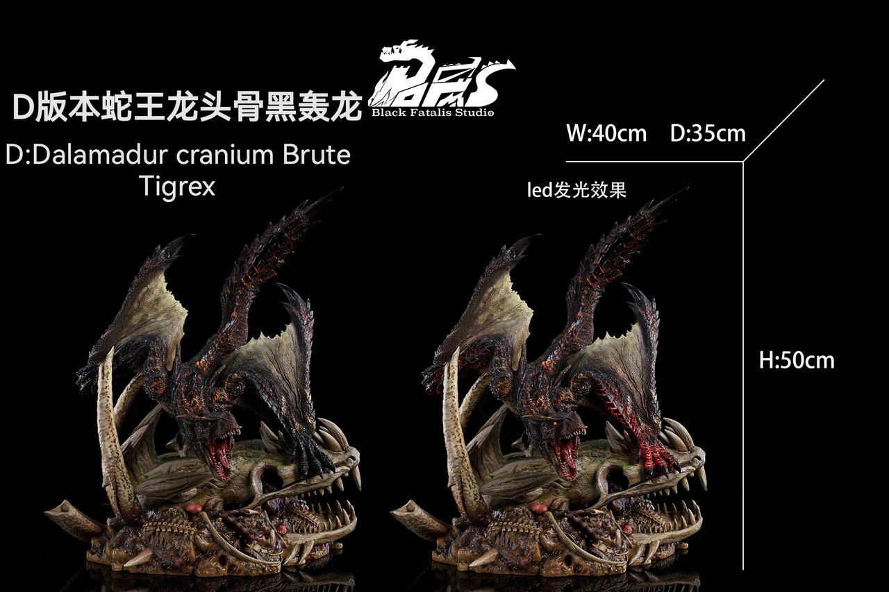 【Pre-sale】Tigrex﻿ with LED-Black Fatalis Studio