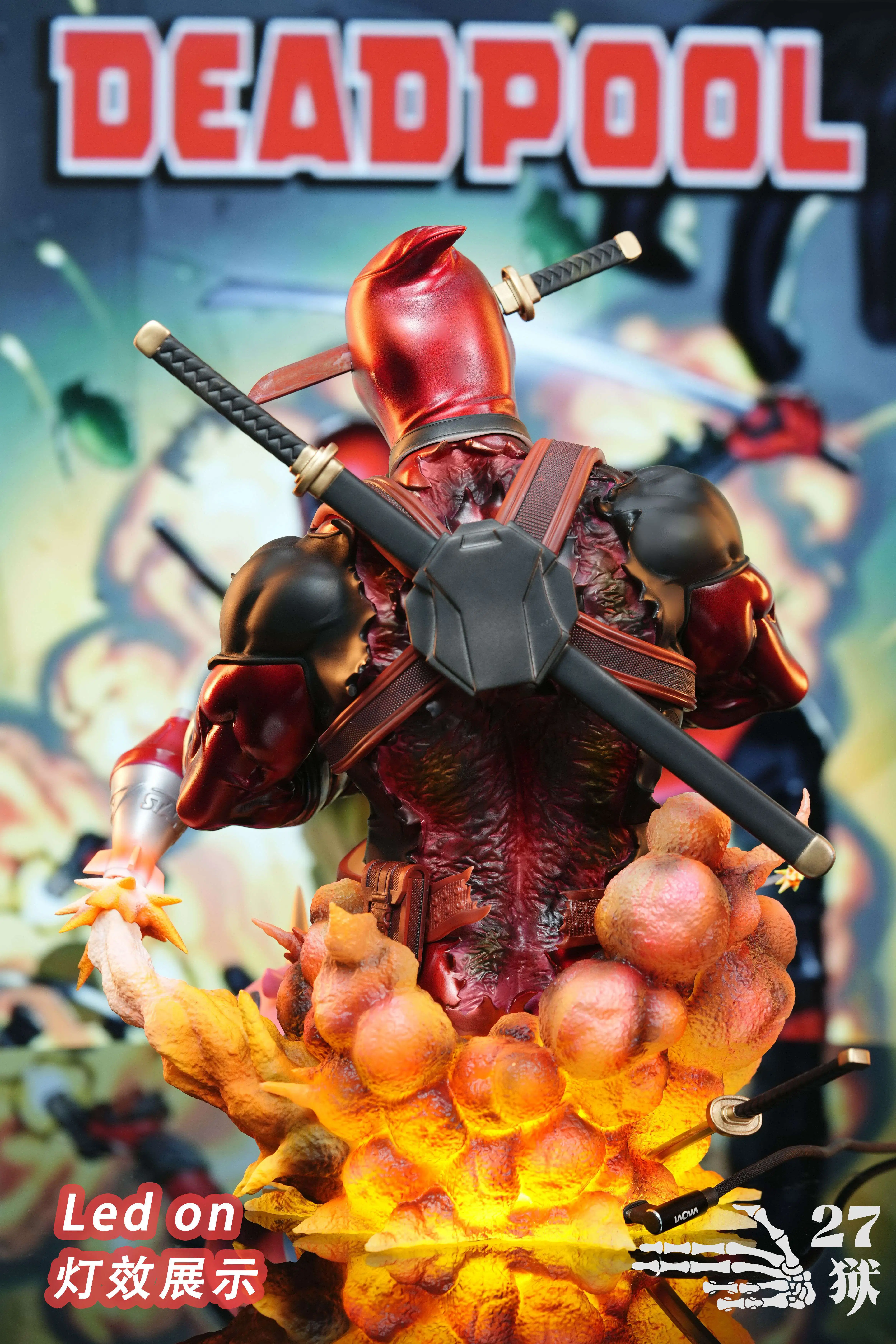 【Pre-sale】1/3 Scale Bust of Deadpool-27Abyss Studio