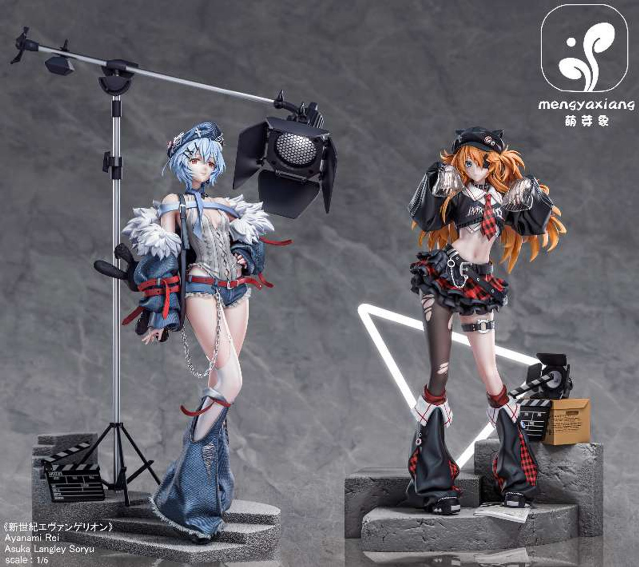 【Sold out】1/6 Scale Asuka and Ayanami Rei-MengYaXiang Studio