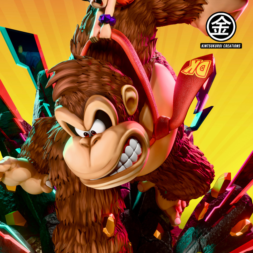 【Pre-sale】1/4 Scale DK Banana Diorama with LED-Kintsukuroi Creations Studio