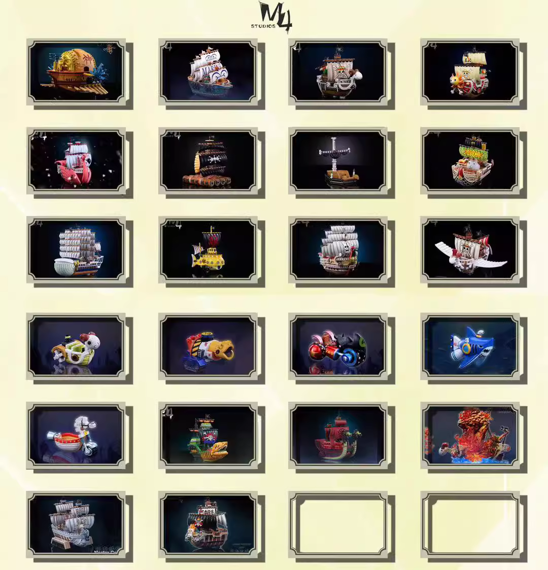 【Pre-sale】022 Spade Pirates Ship-M4 Studio