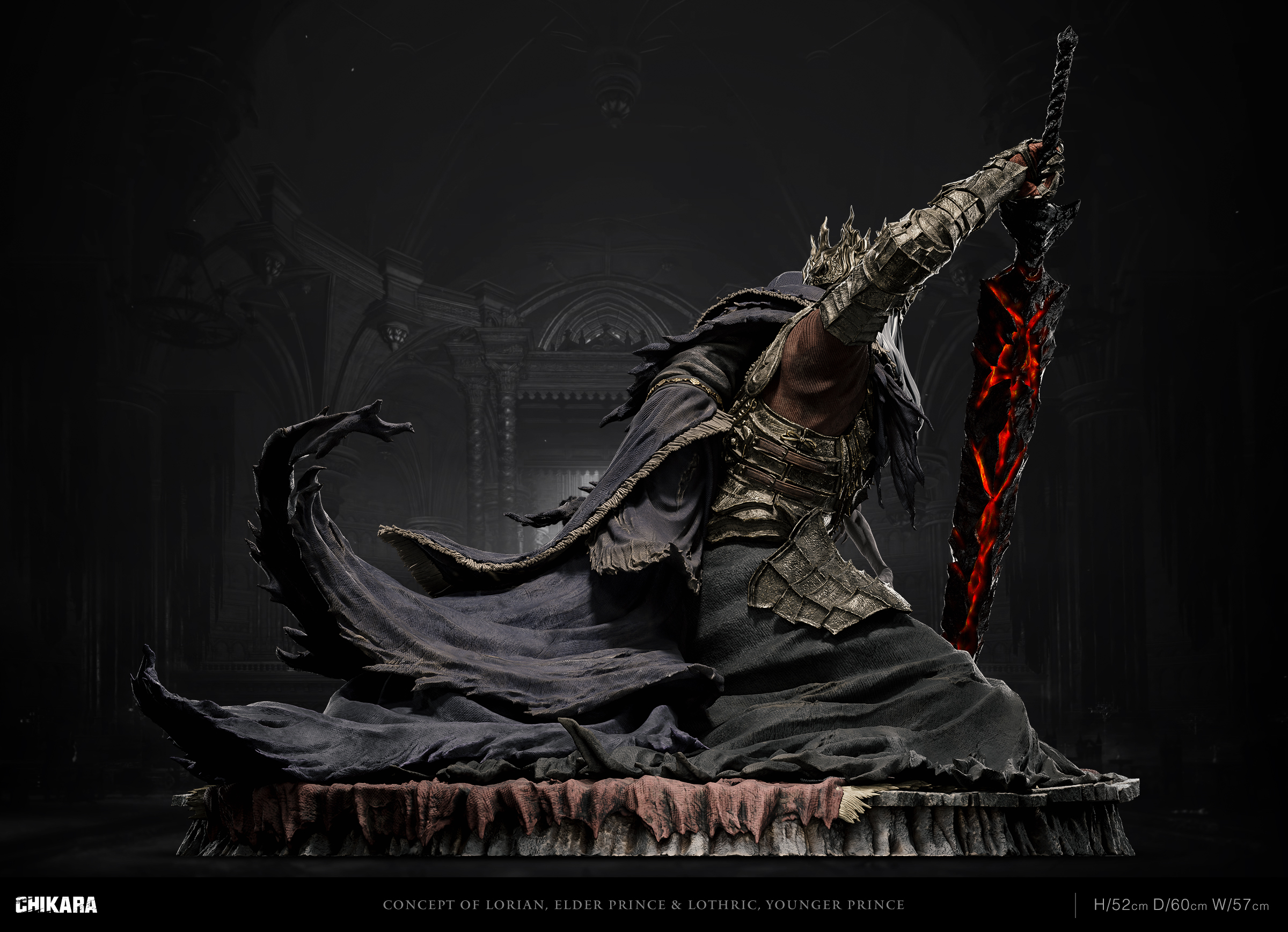 【Sold out】1/4 Scale Lorian, Elder Prince | Lothric, Younger Prince-Dark Souls 3-Chikara Studio