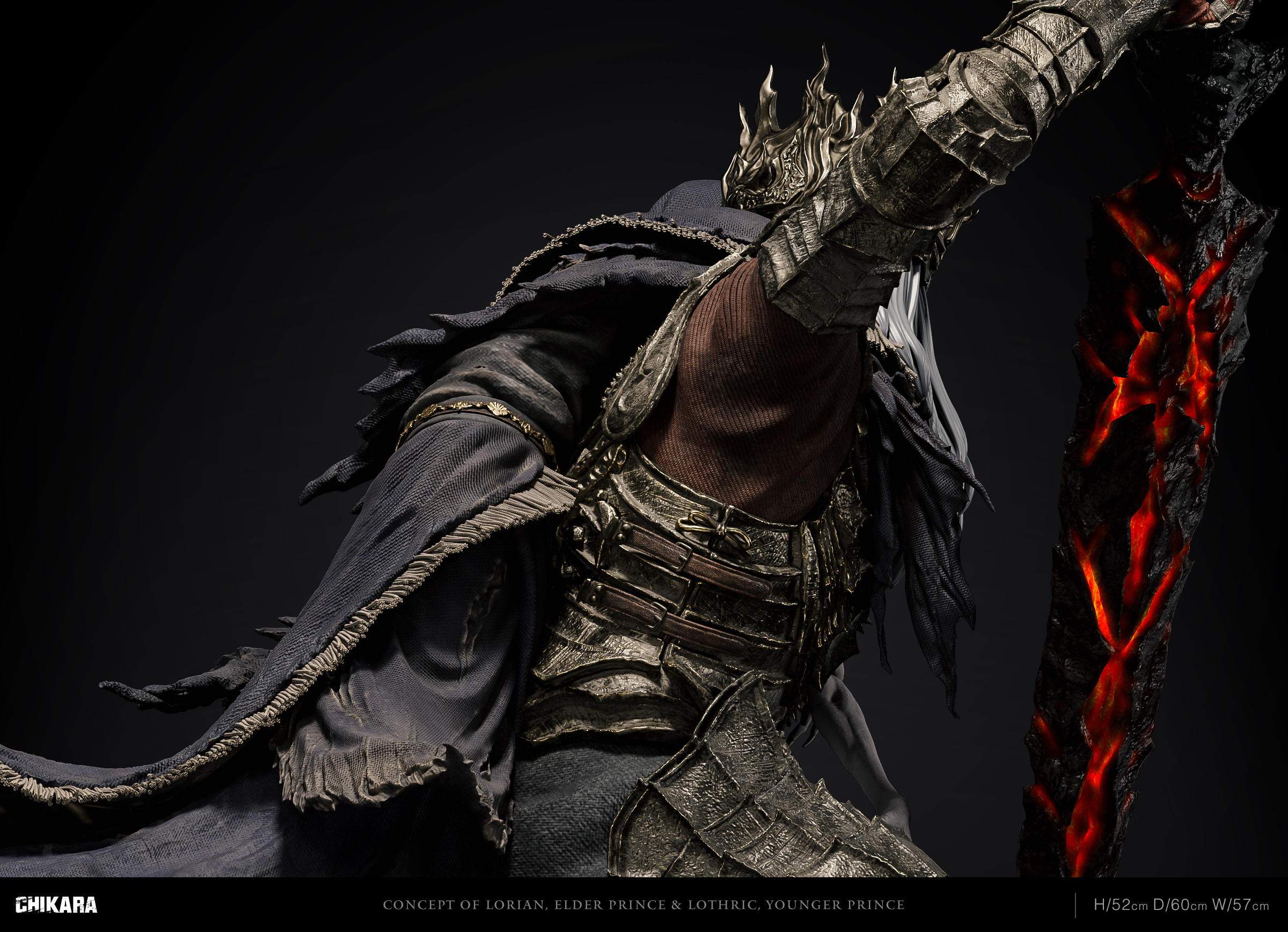 【Sold out】1/4 Scale Lorian, Elder Prince | Lothric, Younger Prince-Dark Souls 3-Chikara Studio