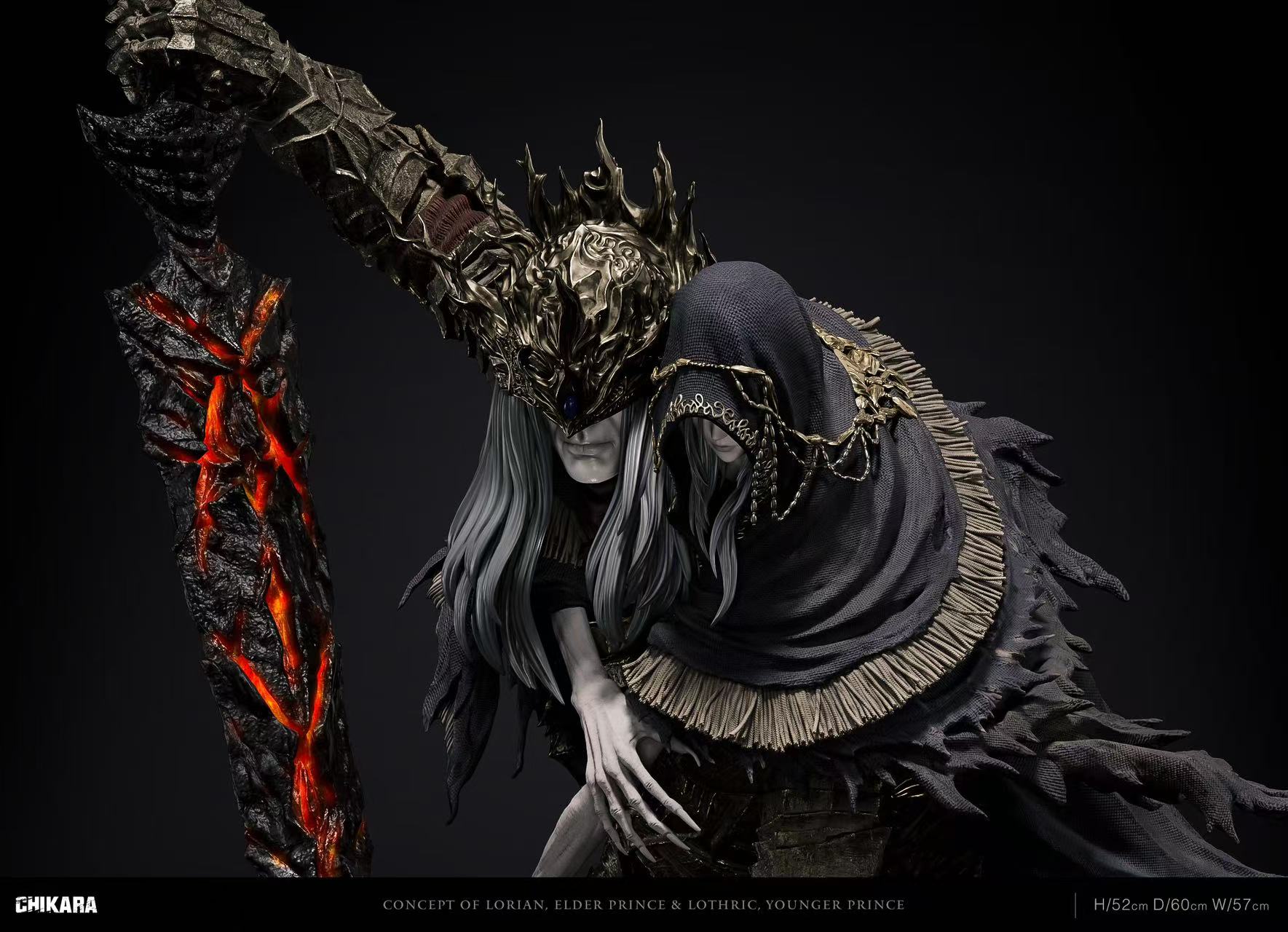 【Sold out】1/4 Scale Lorian, Elder Prince | Lothric, Younger Prince-Dark Souls 3-Chikara Studio